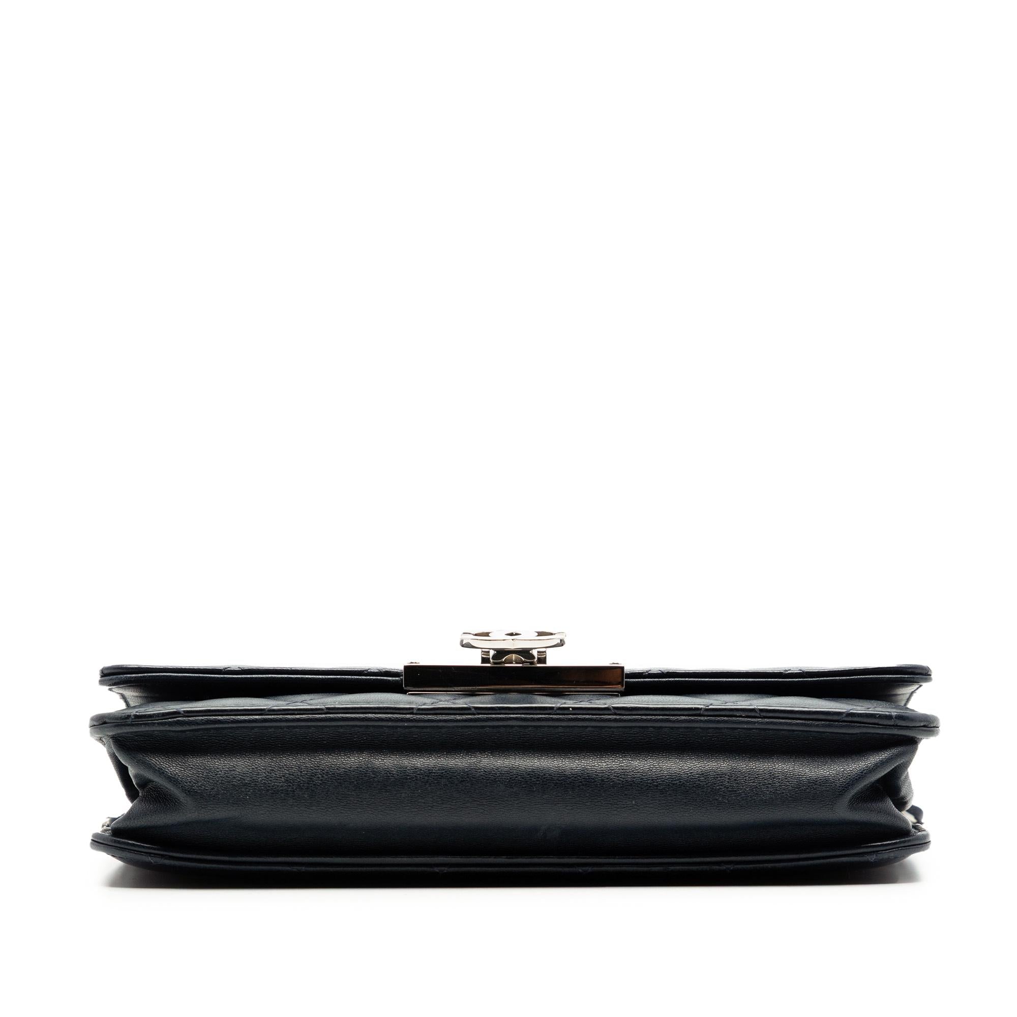 Chanel Quilted Lambskin Golden Class Wallet On Chain