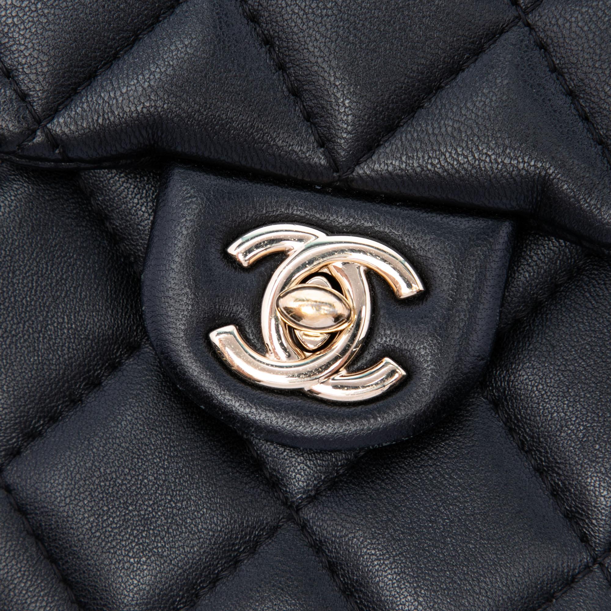 Chanel Quilted Lambskin My Precious Pearls Phone Holder with Chain