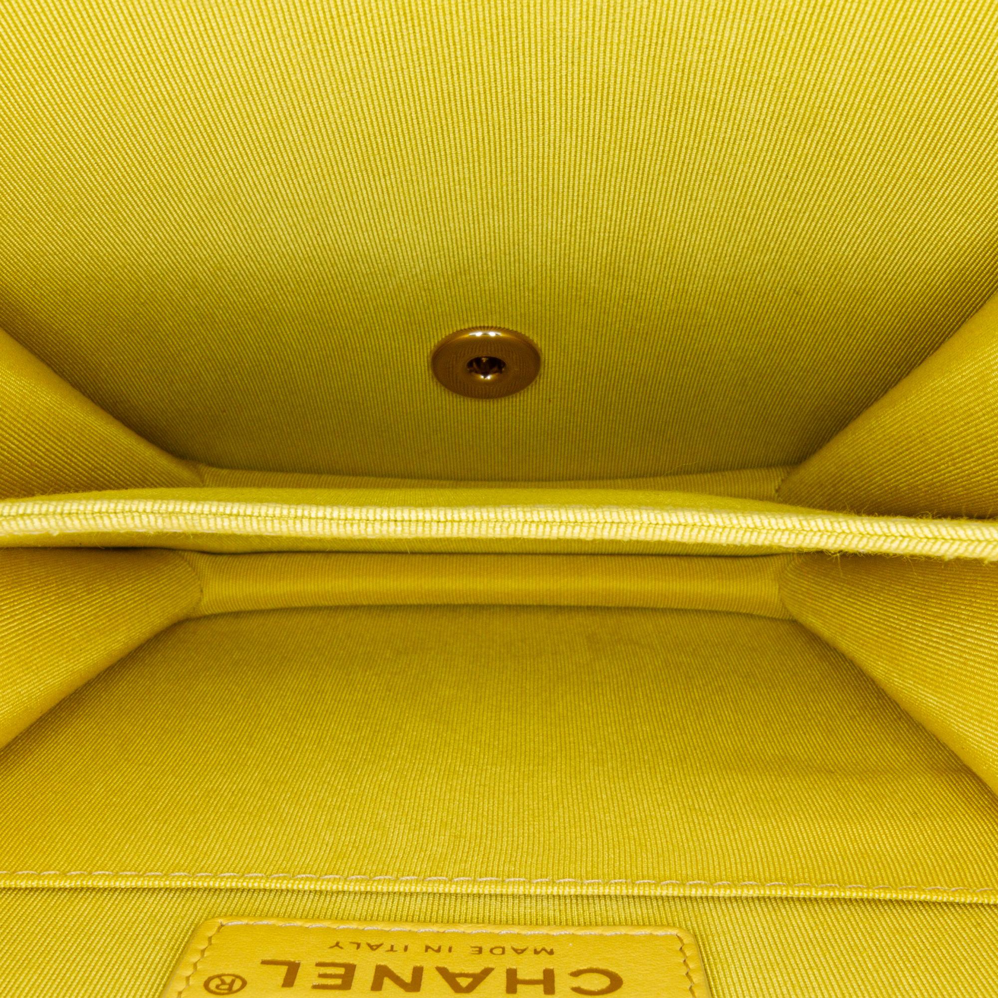 Chanel Quilted Lambskin North South Boy Flap