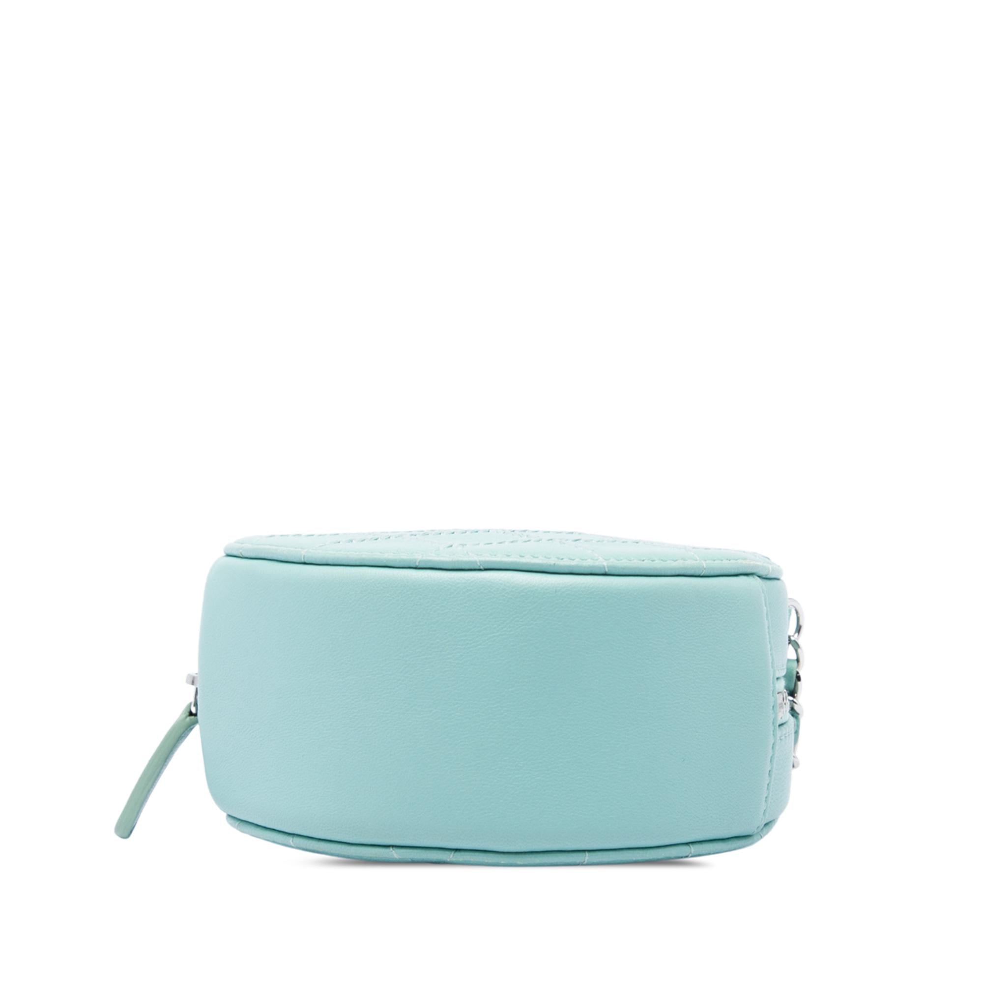 Chanel Quilted Lambskin Ultimate Stitch Round Clutch With Chain