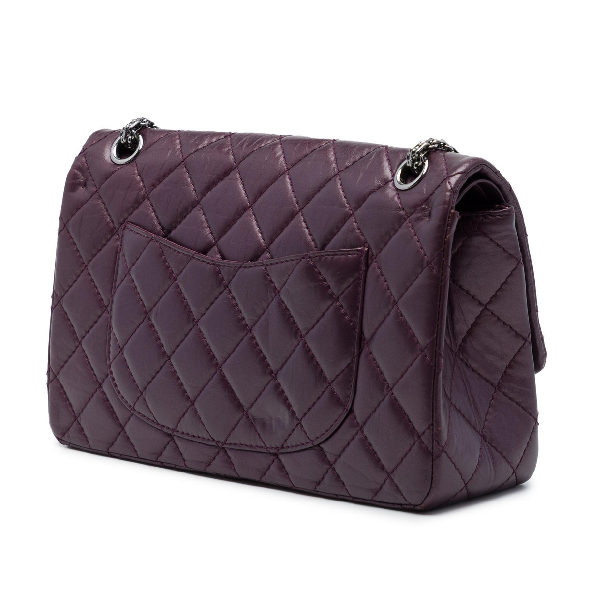 Chanel Quilted Metallic Aged Calfskin Reissue 2.55 Double Flap 226