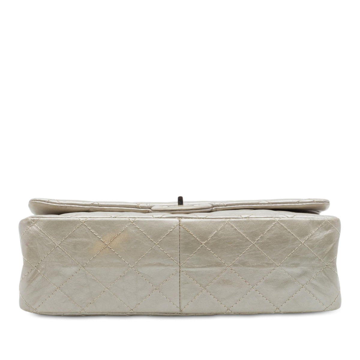 Chanel Quilted Metallic Aged Calfskin Reissue 2.55 Double Flap 226