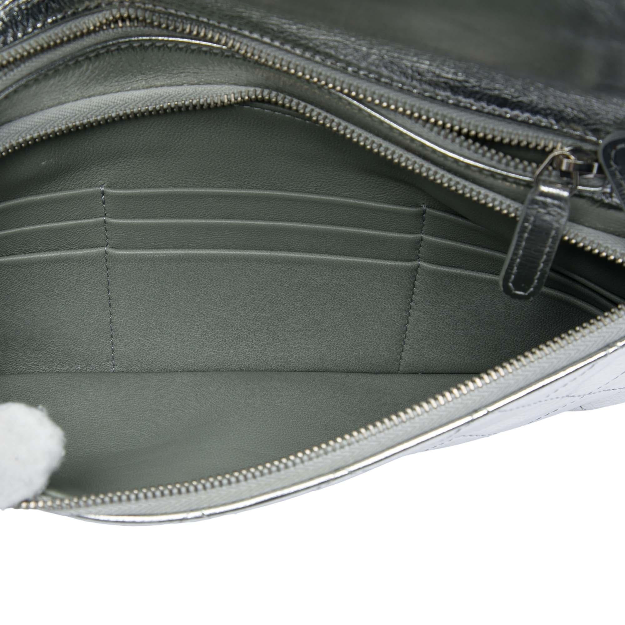 Chanel Quilted Metallic Calfskin 31 Clutch