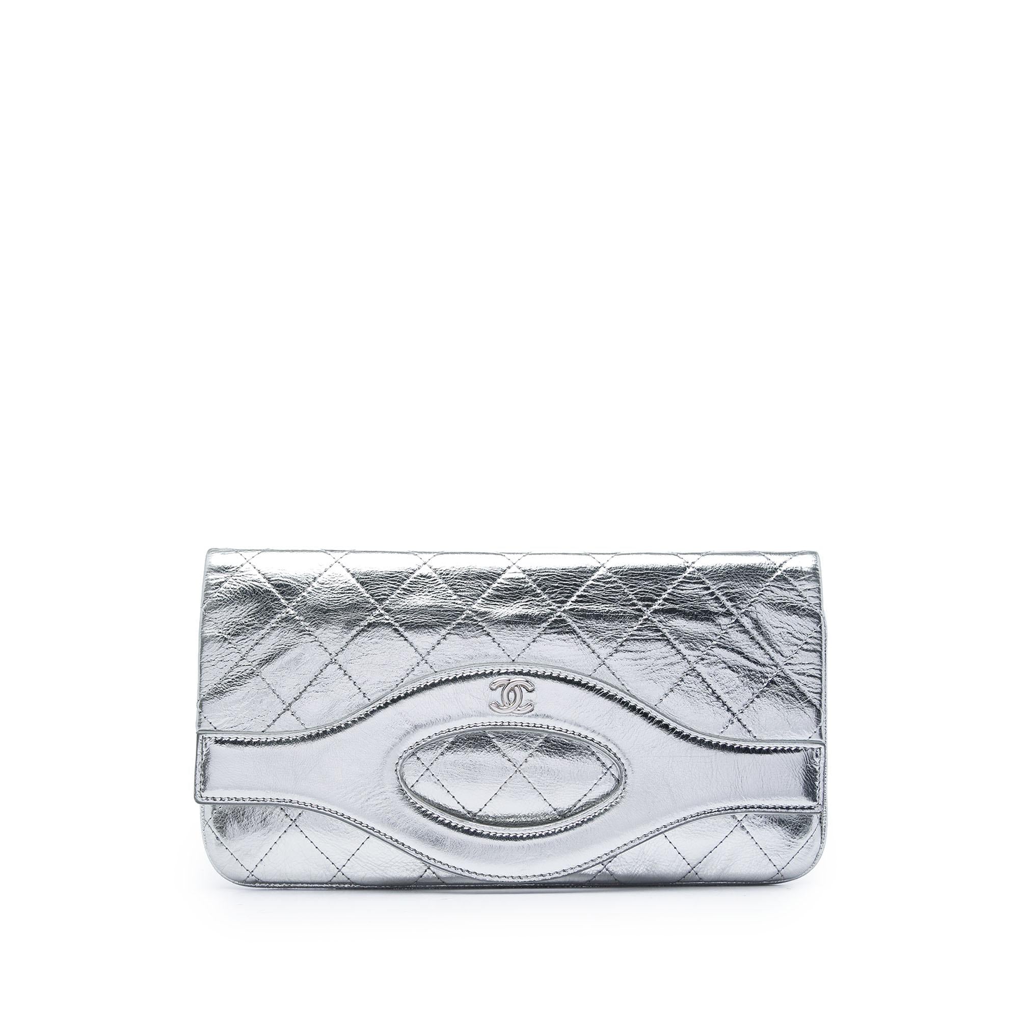 Chanel Quilted Metallic Calfskin 31 Clutch