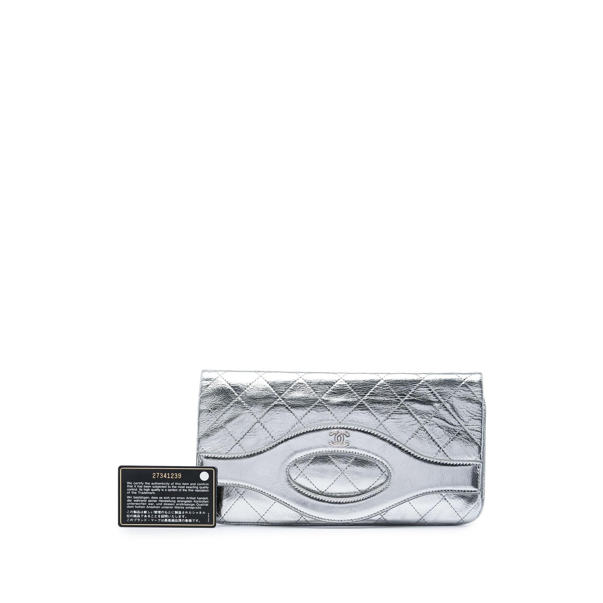 Chanel Quilted Metallic Calfskin 31 Clutch