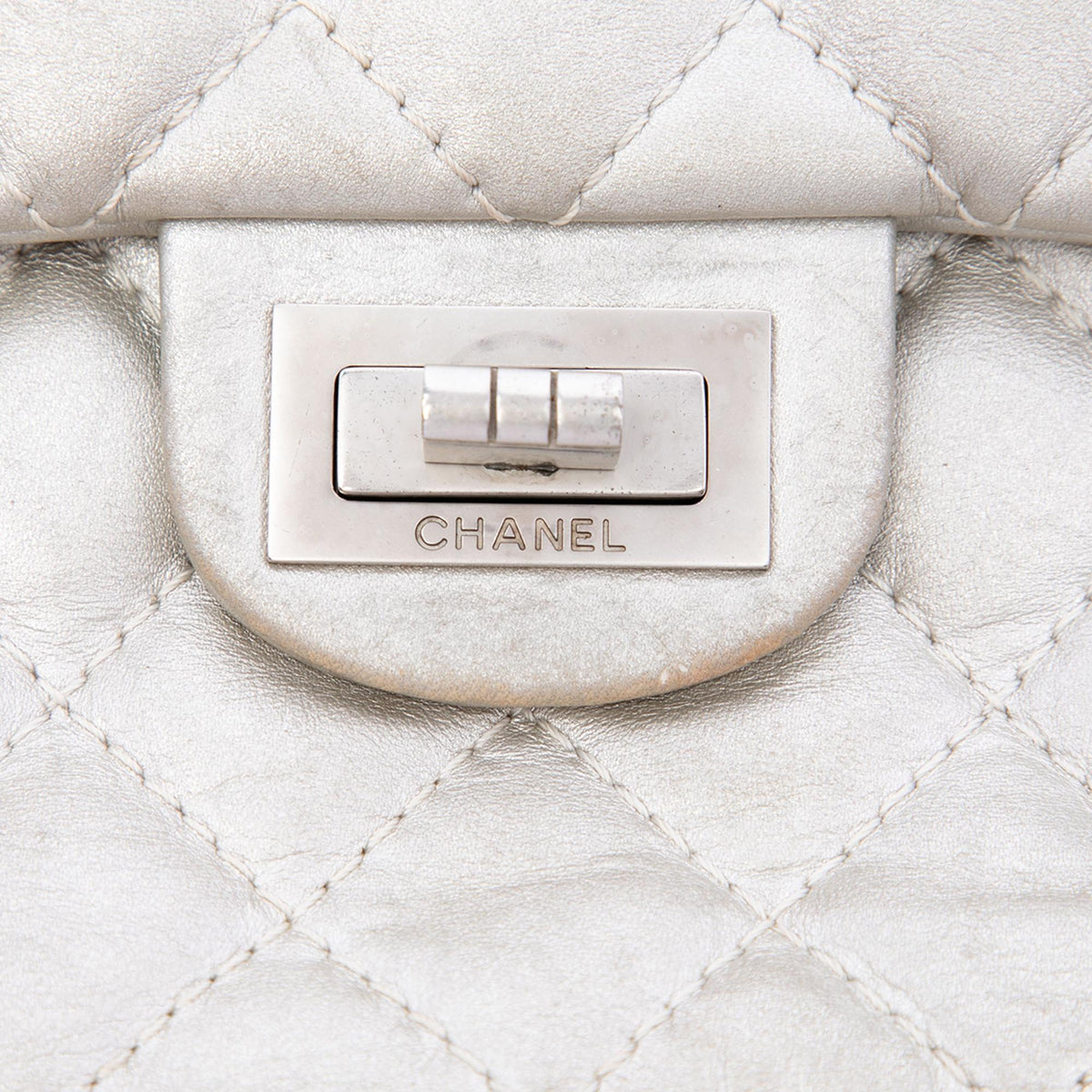 Chanel Quilted Metallic Calfskin Reissue 2.55 Chain Flap