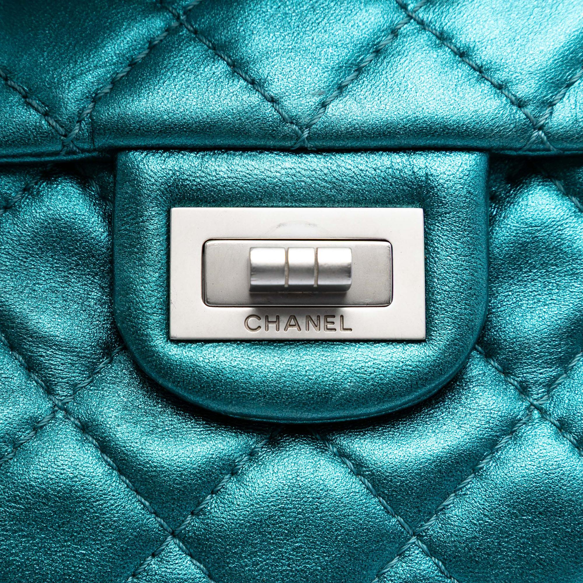 Chanel Quilted Metallic Calfskin Reissue 2.55 Flap 226