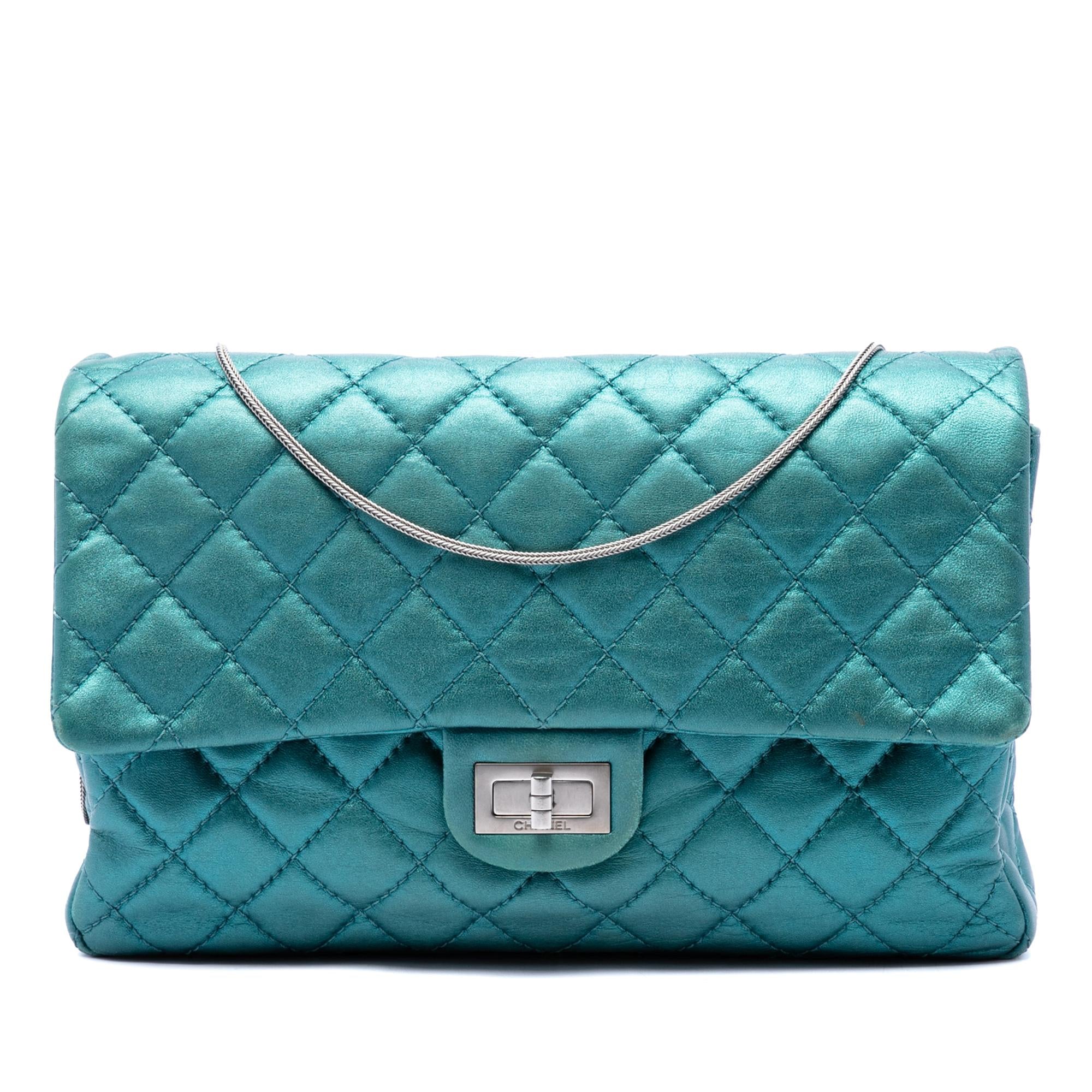 Chanel Quilted Metallic Calfskin Reissue 2.55 Flap 226