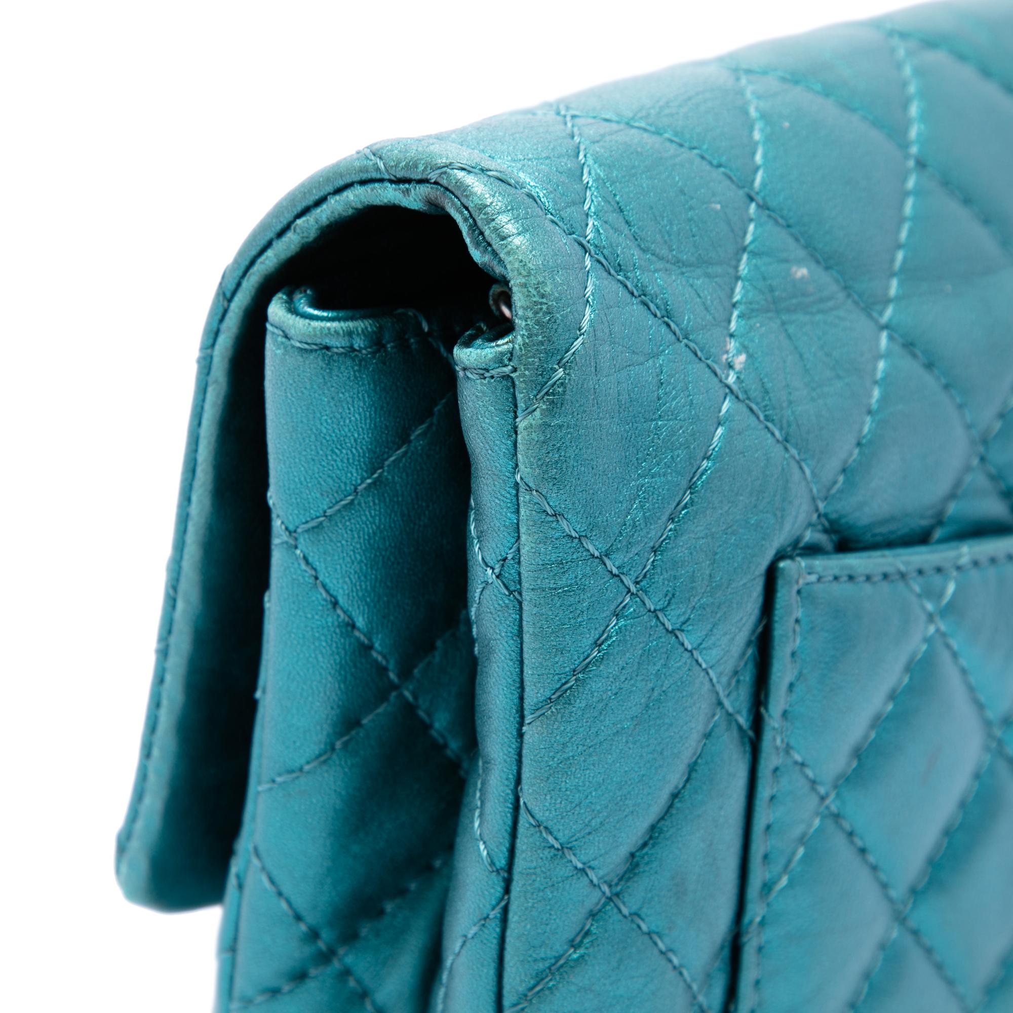 Chanel Quilted Metallic Calfskin Reissue 2.55 Flap 226