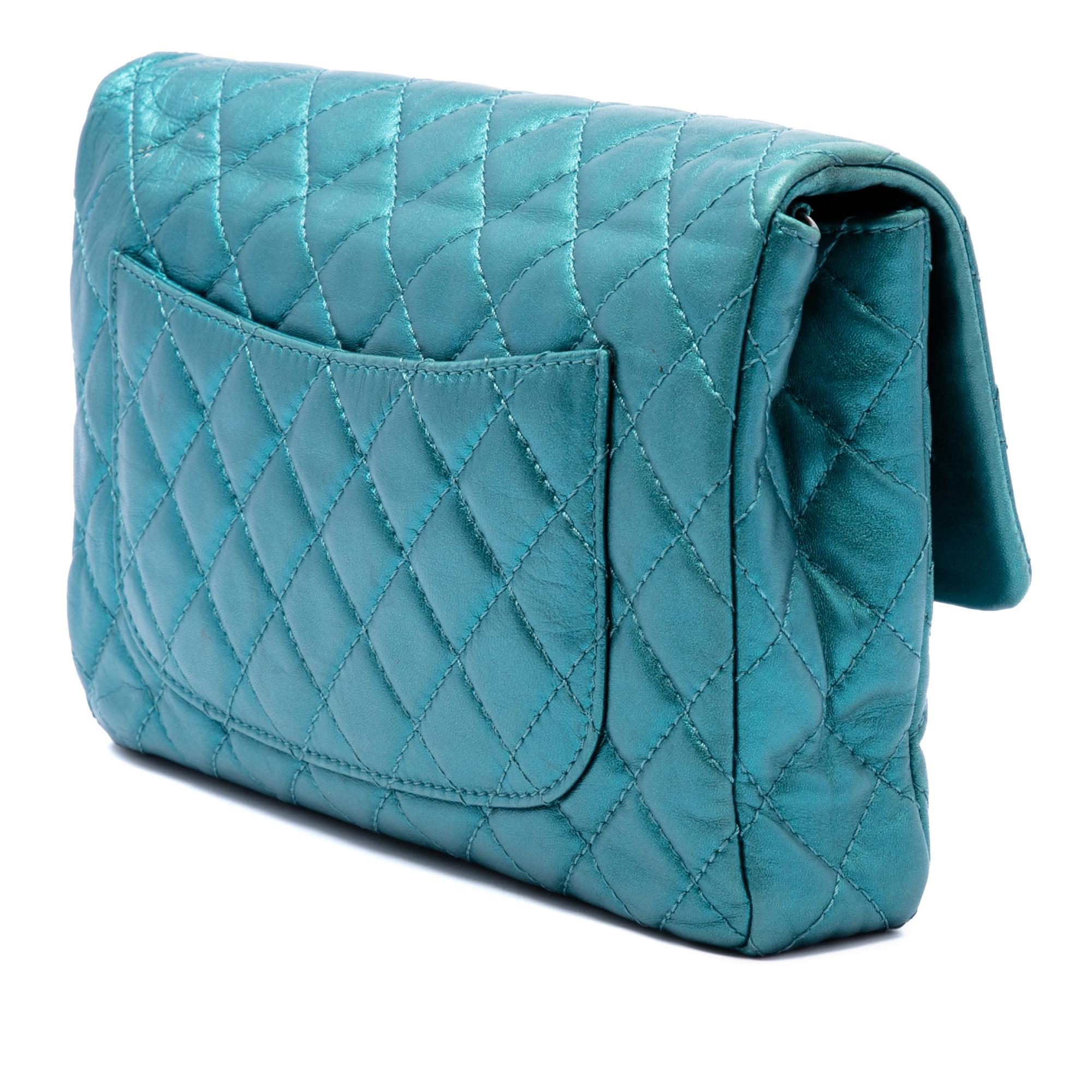 Chanel Quilted Metallic Calfskin Reissue 2.55 Flap 226