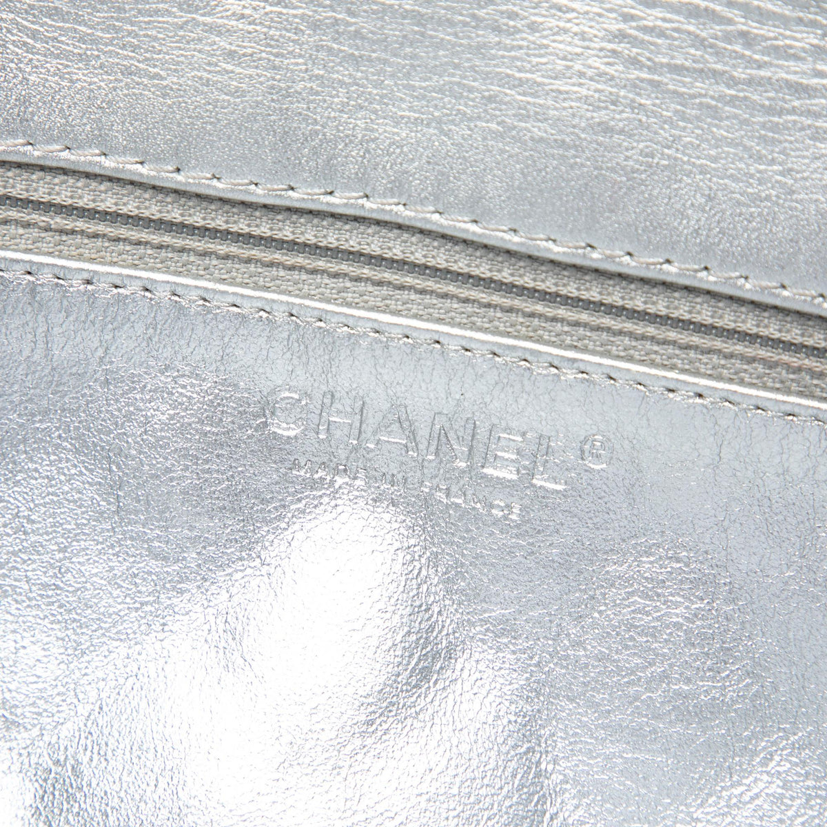 Chanel Quilted Metallic Lambskin Reissue 2.55 Clutch With Chain