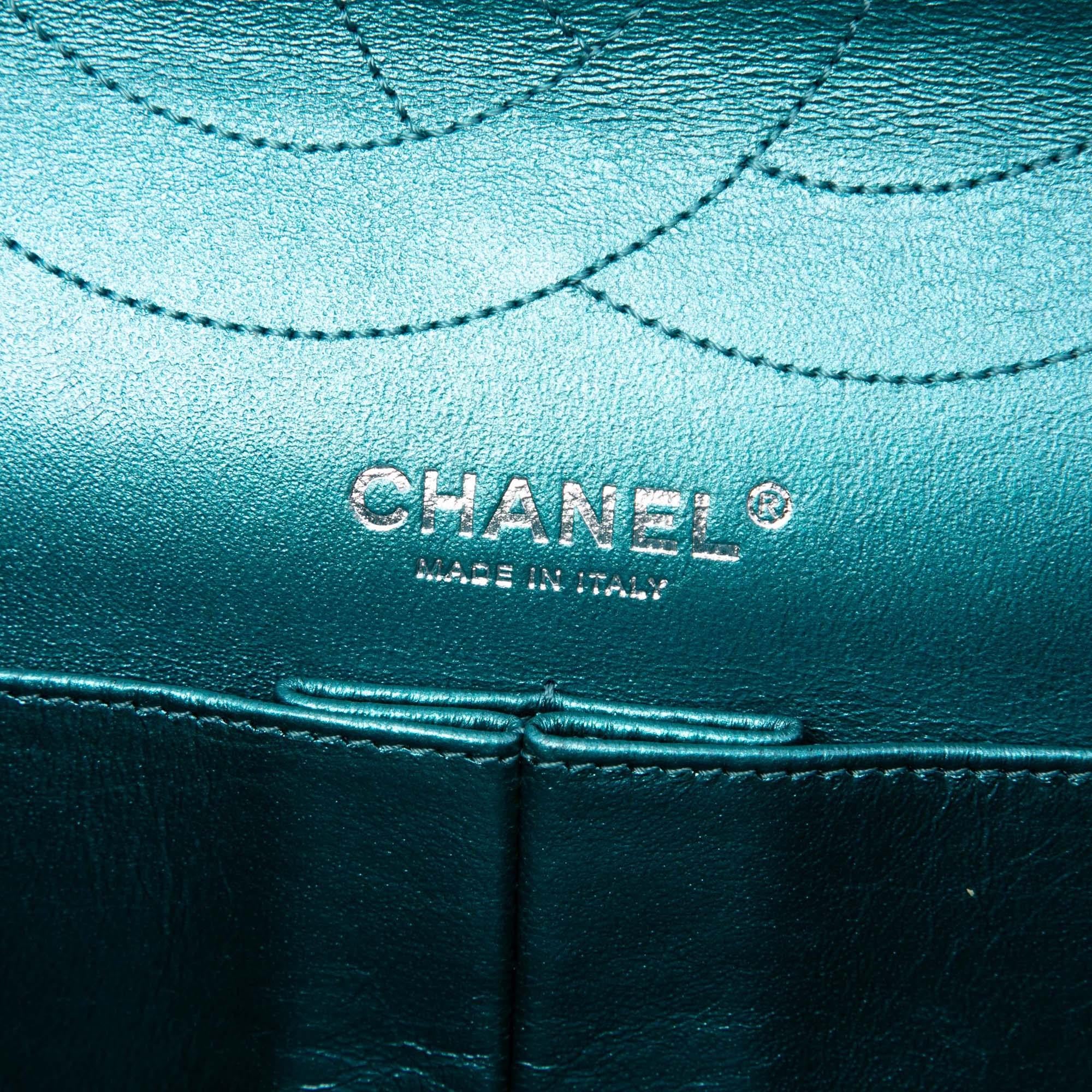 Chanel Quilted Metallic Lambskin Reissue 2.55 Double Flap 227