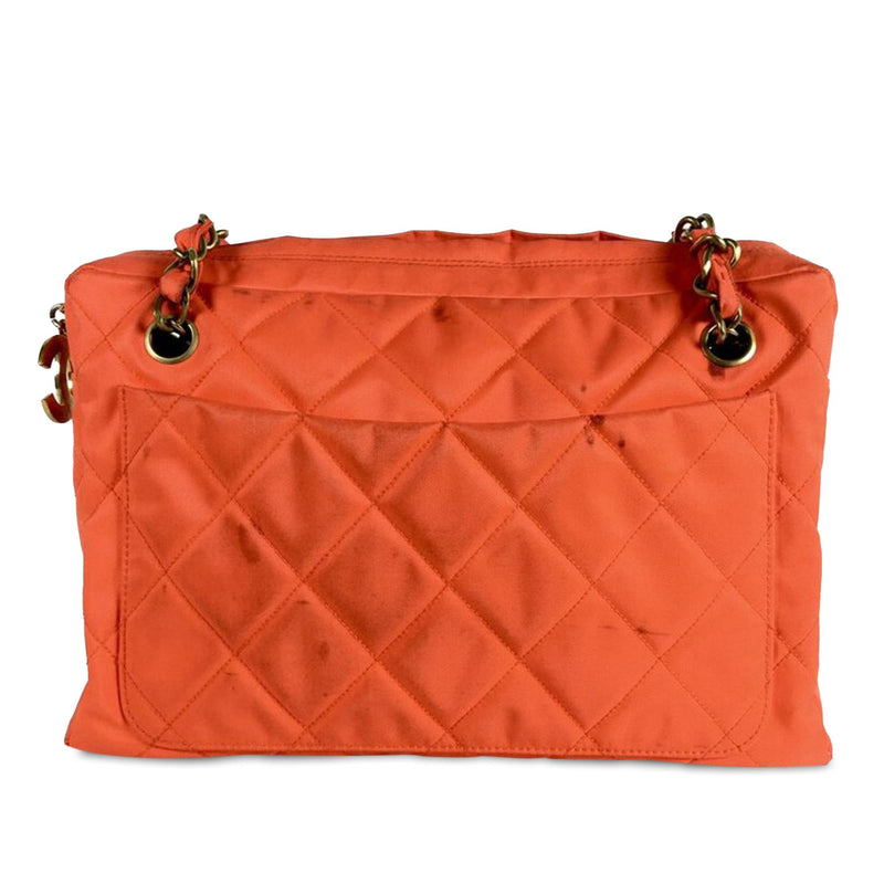 Chanel Quilted Nylon Shoulder Bag (SHG-creHtW)