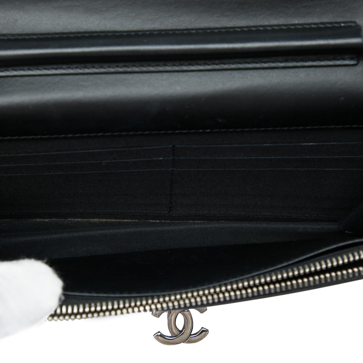 Chanel Quilted Patent Golden Class Wallet on Chain