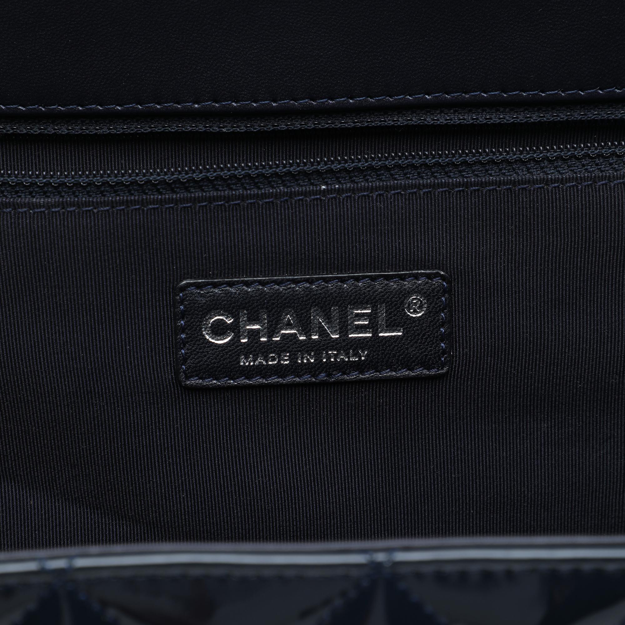 Chanel Quilted Patent Reissue 2.55 Accordion Flap
