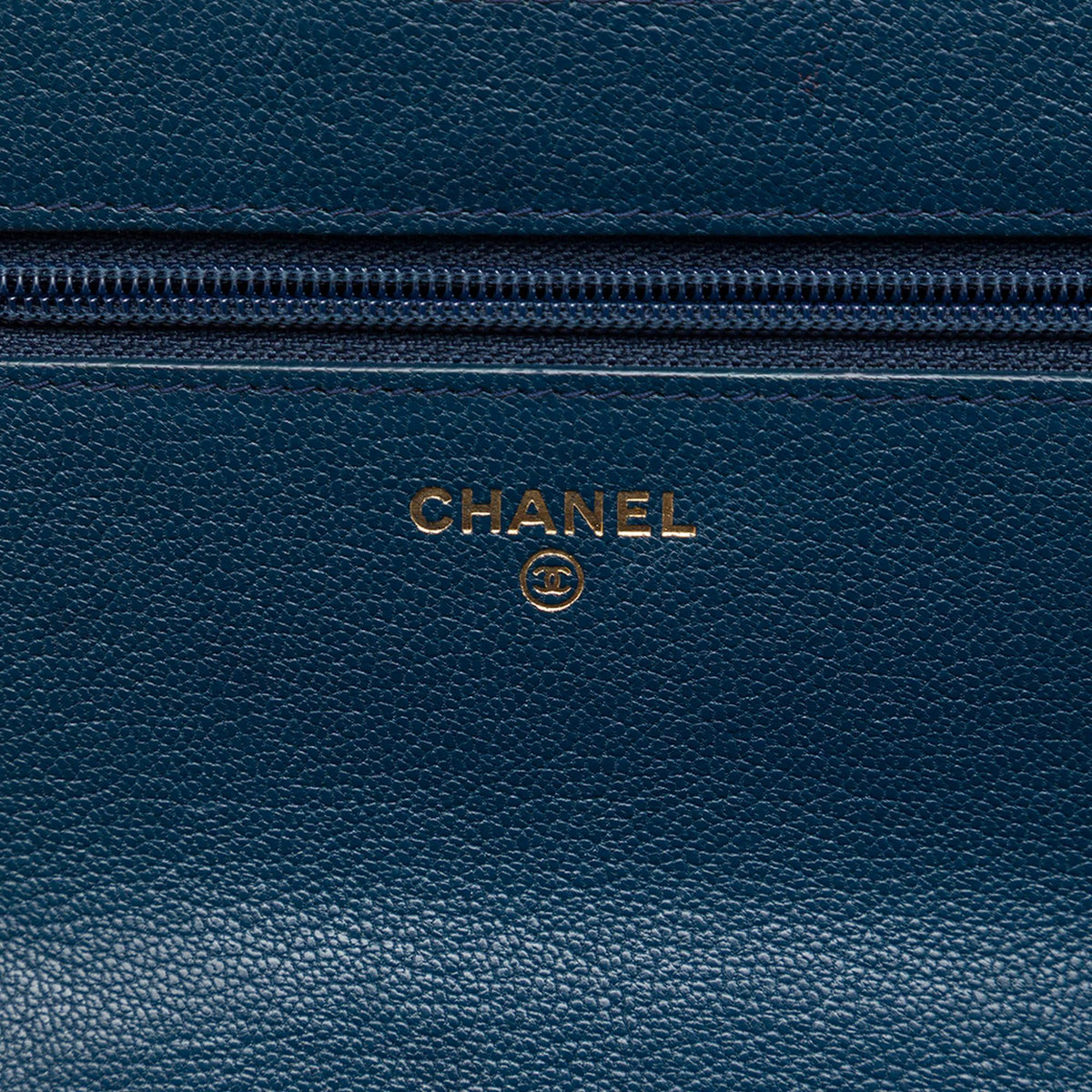 Chanel Quilted Patent and Goatskin CC Eyelet Wallet On Chain