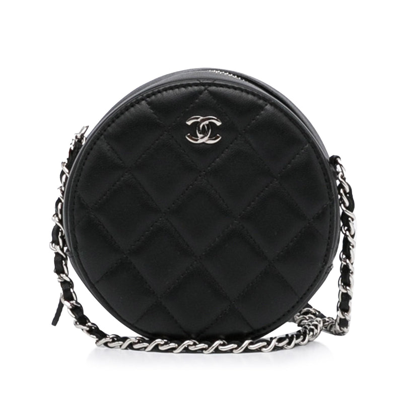 Chanel Quilted Round Clutch with Chain (SHG-20gS3O) – LuxeDH