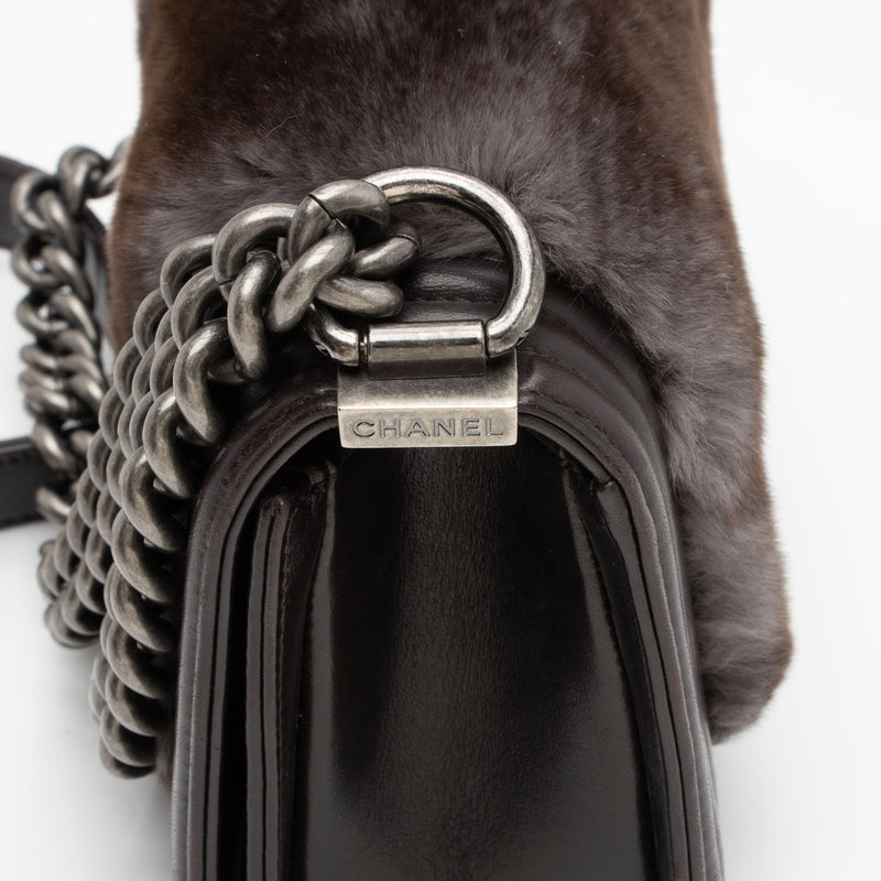 Chanel rabbit fur bag hotsell