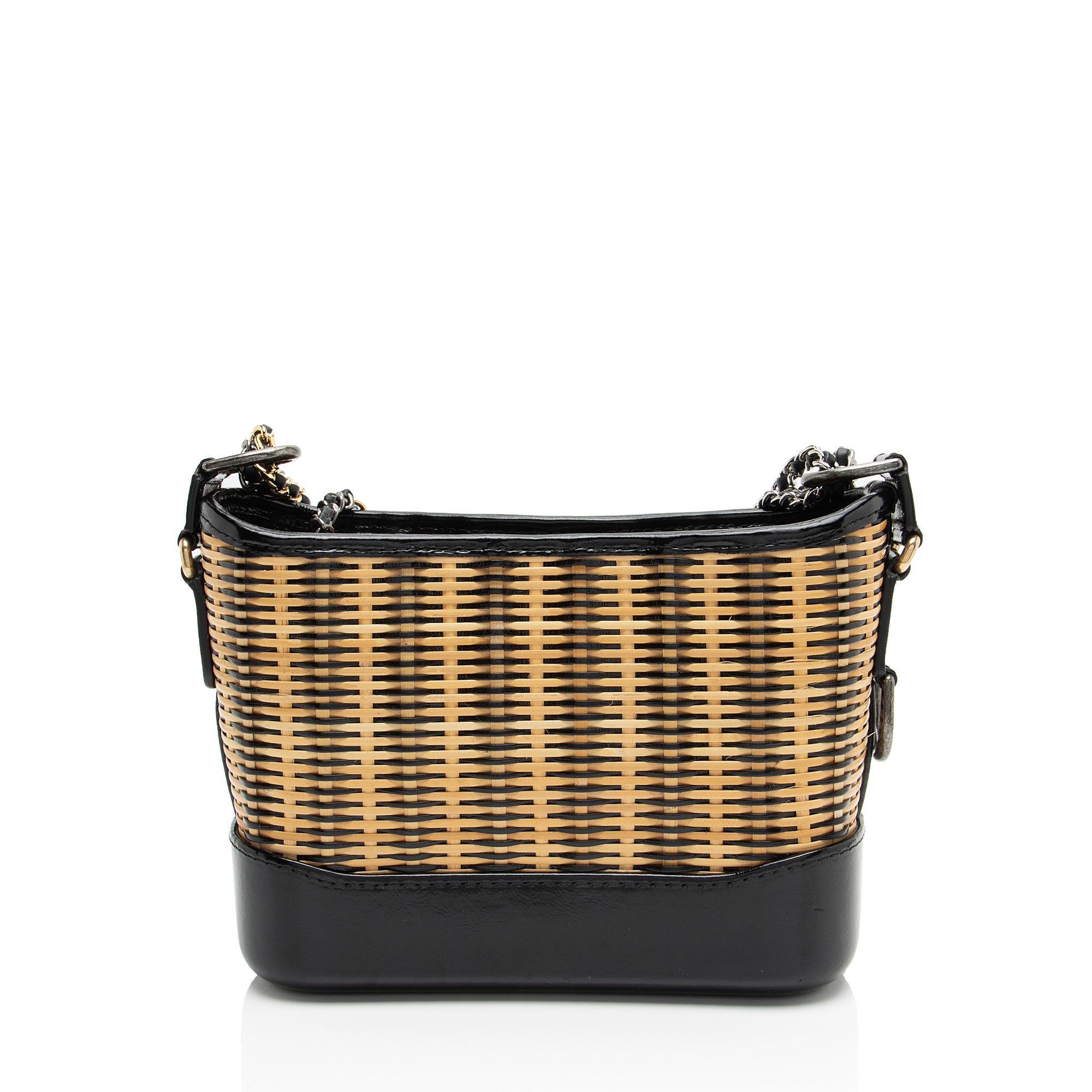 Chanel Rattan Calfskin Gabrielle Small Hobo