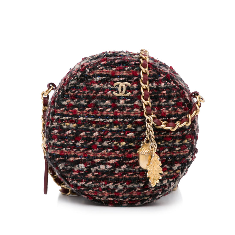 Chanel Round As Earth Tweed Crossbody (SHG-57R2s9) – LuxeDH