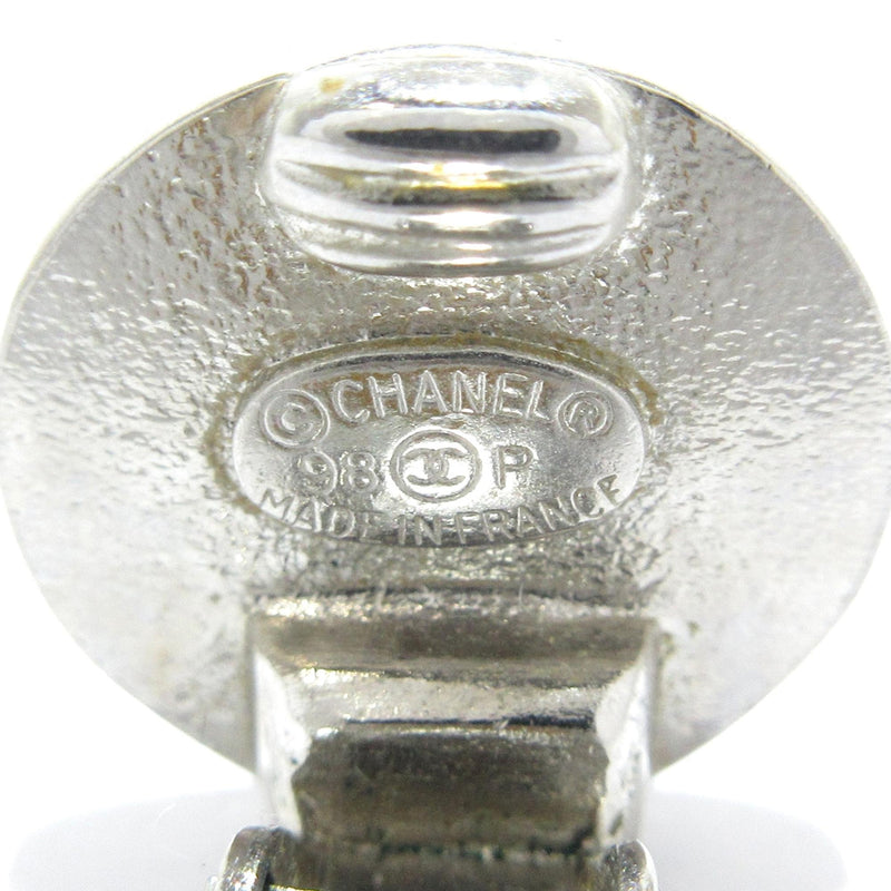 Chanel Round Logo Clip On Earrings (SHG-4EeZWg)