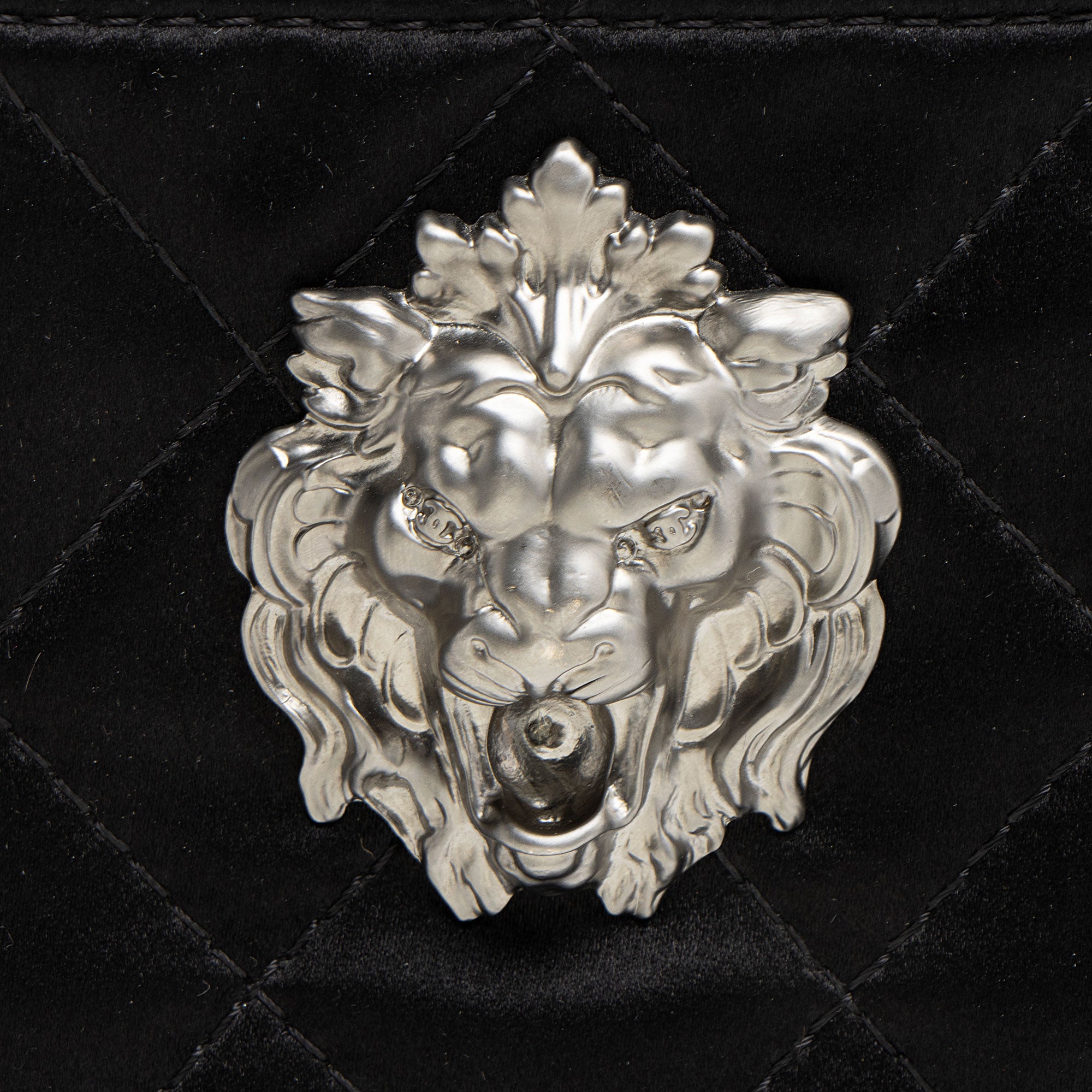 Chanel Satin Leo Lion Clutch