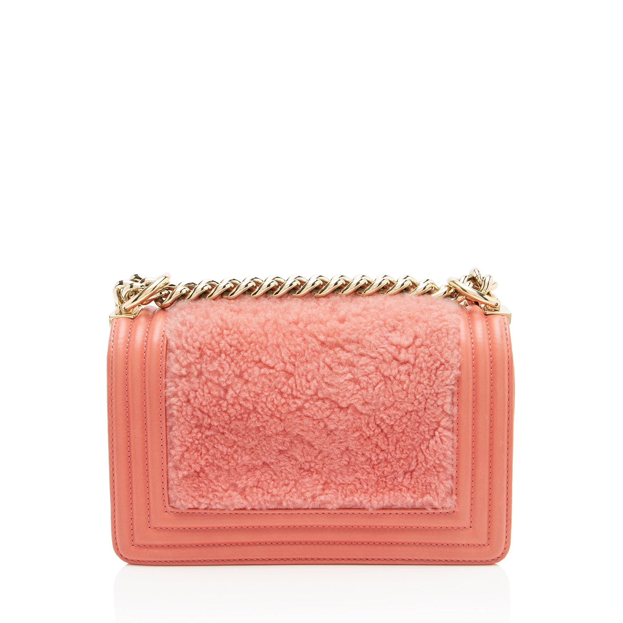 Chanel Shearling Calfskin Small Boy Bag