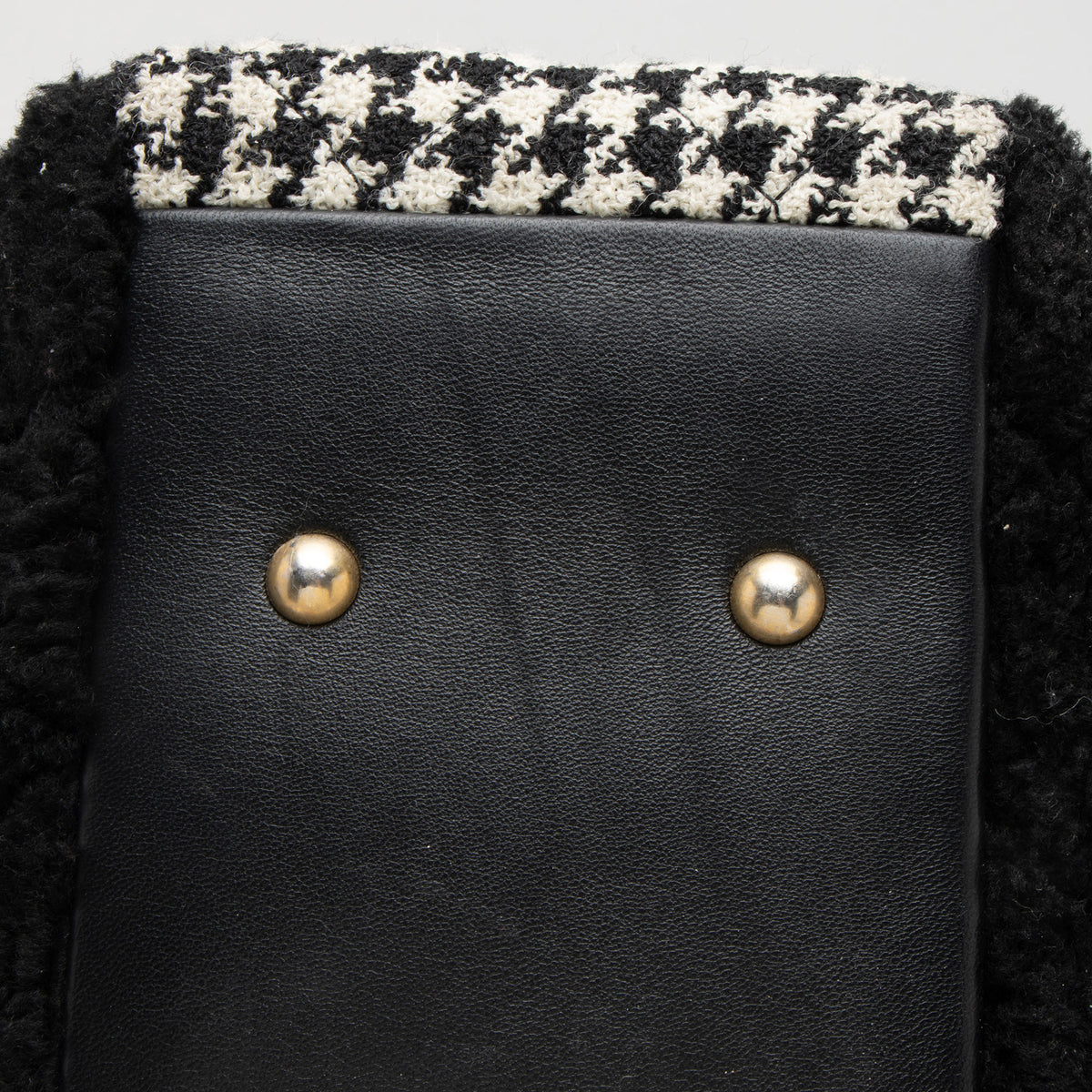 Chanel Shearling Tweed Fantasy Shopping Tote