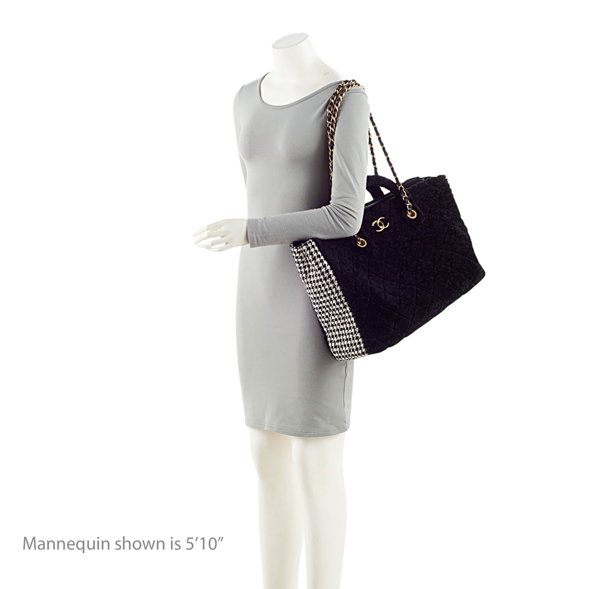 Chanel Shearling Tweed Fantasy Shopping Tote