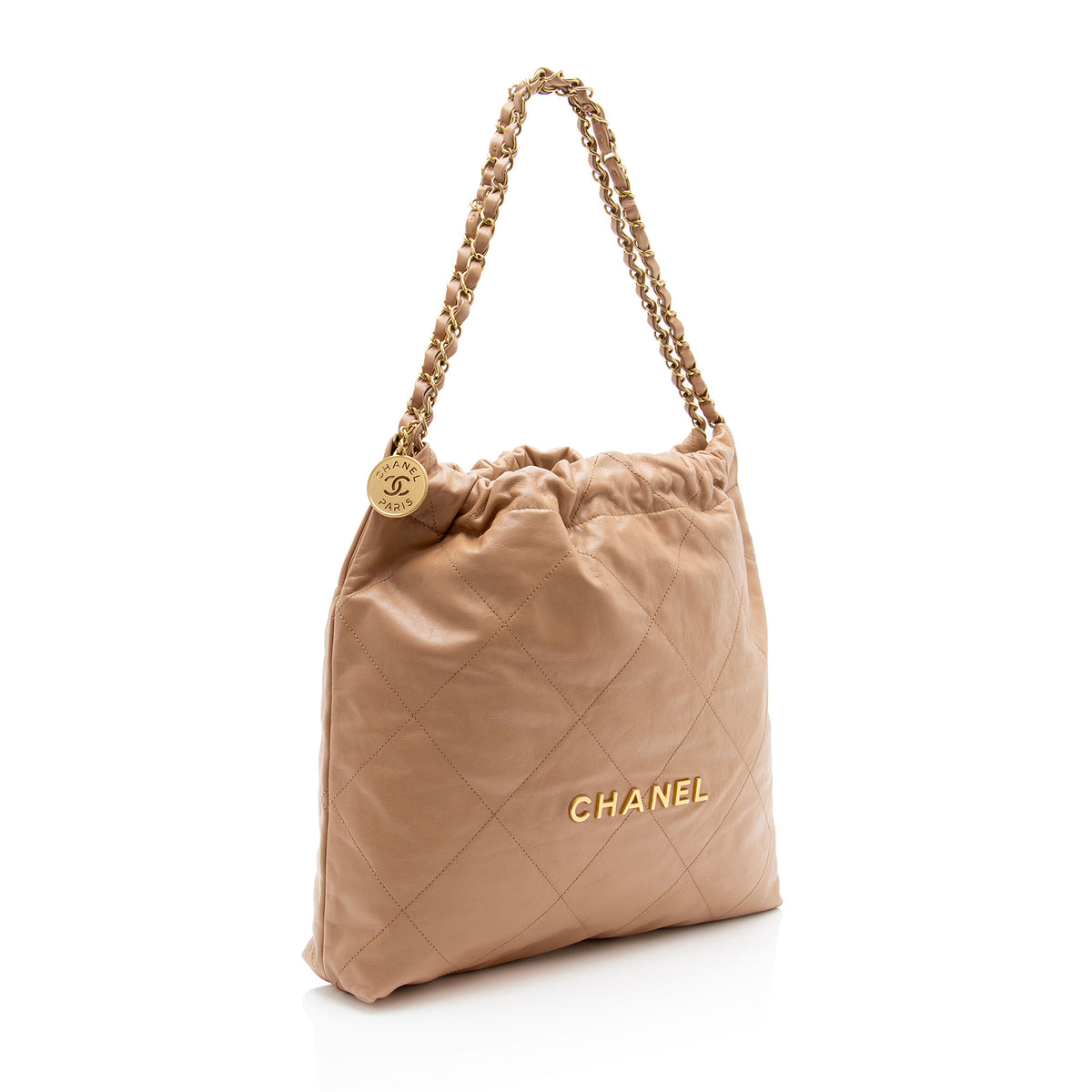 Chanel Shiny Calfskin Chanel 22 Medium Shoulder Bag