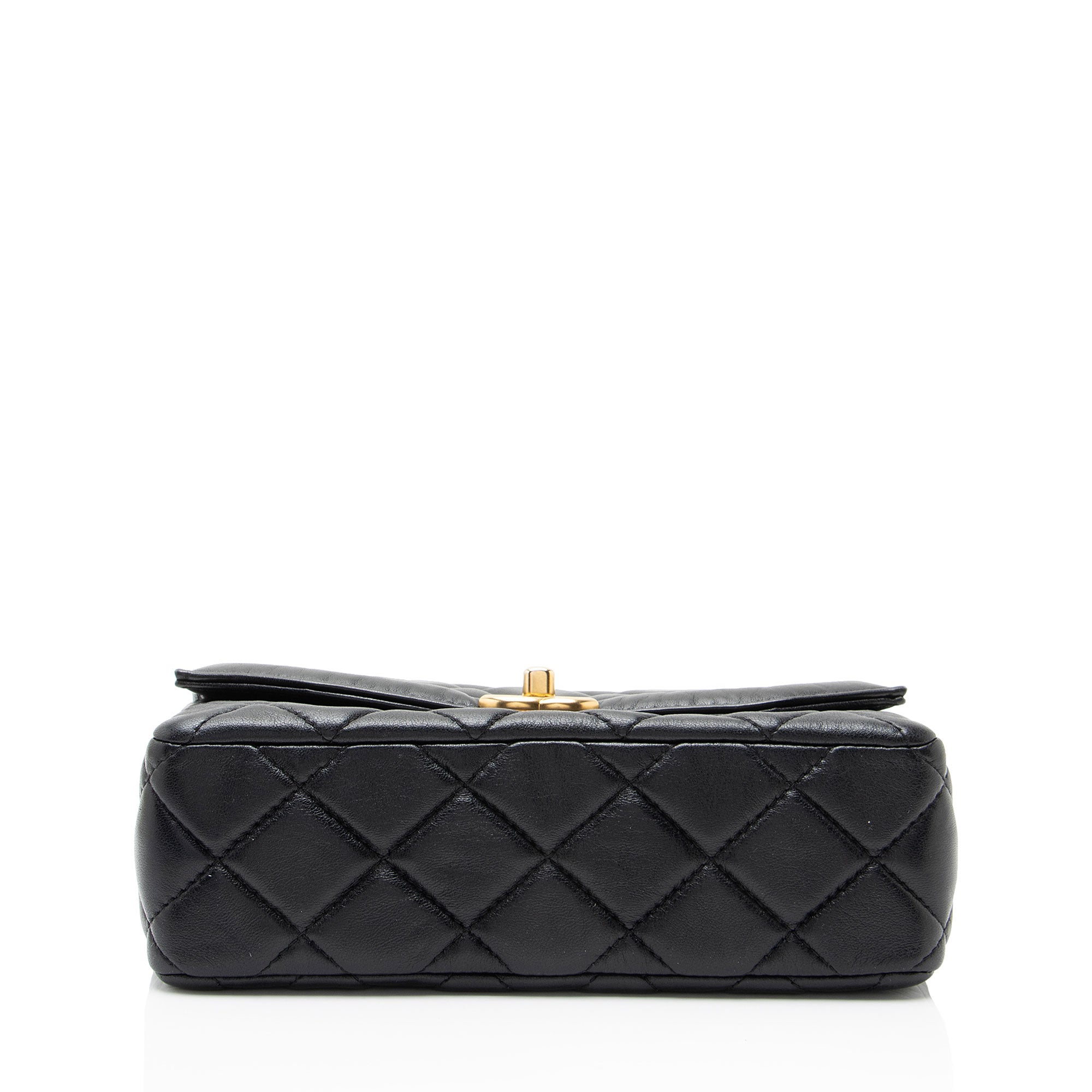 Chanel Shiny Lambskin Diana Mini Flap Bag