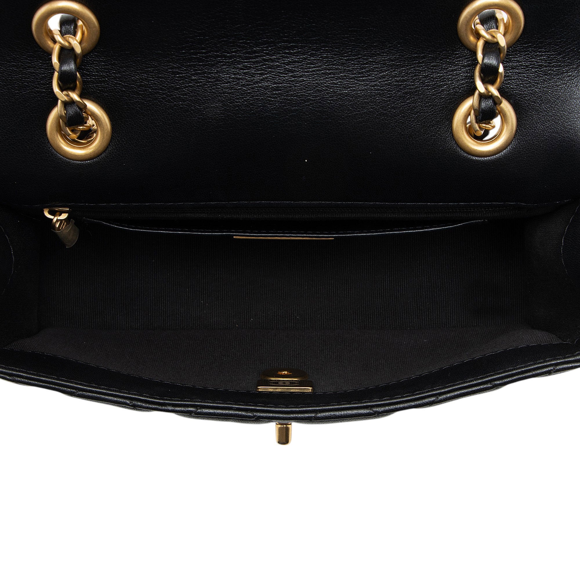 Chanel Shiny Lambskin Diana Mini Flap Bag