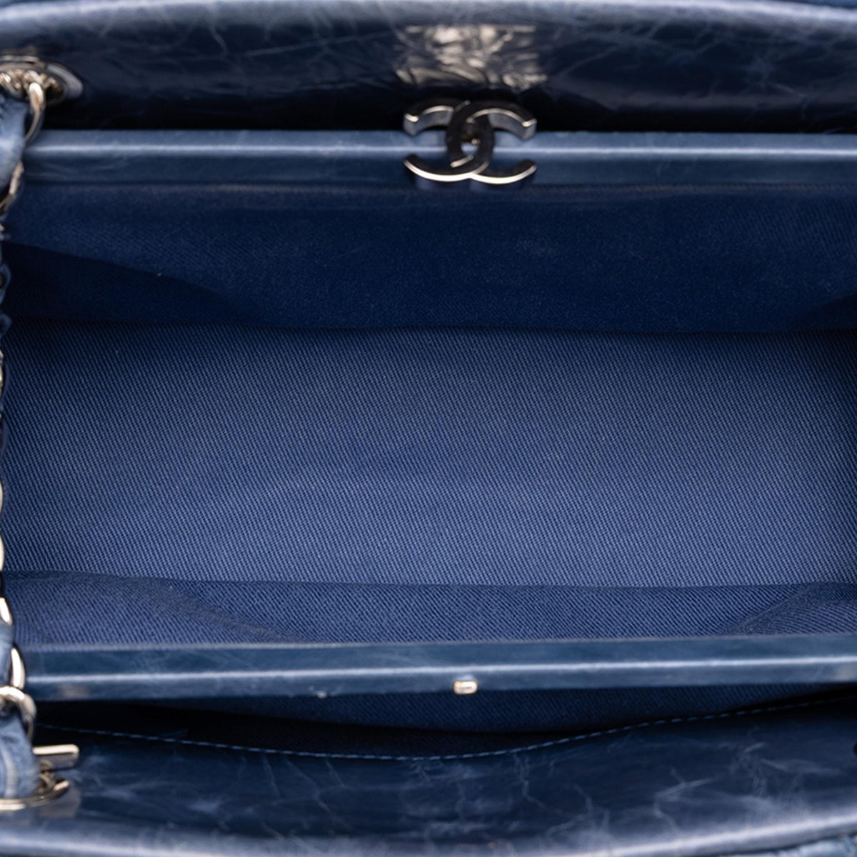 Chanel Small Aged Calfskin Just Mademoiselle Bowling Bag