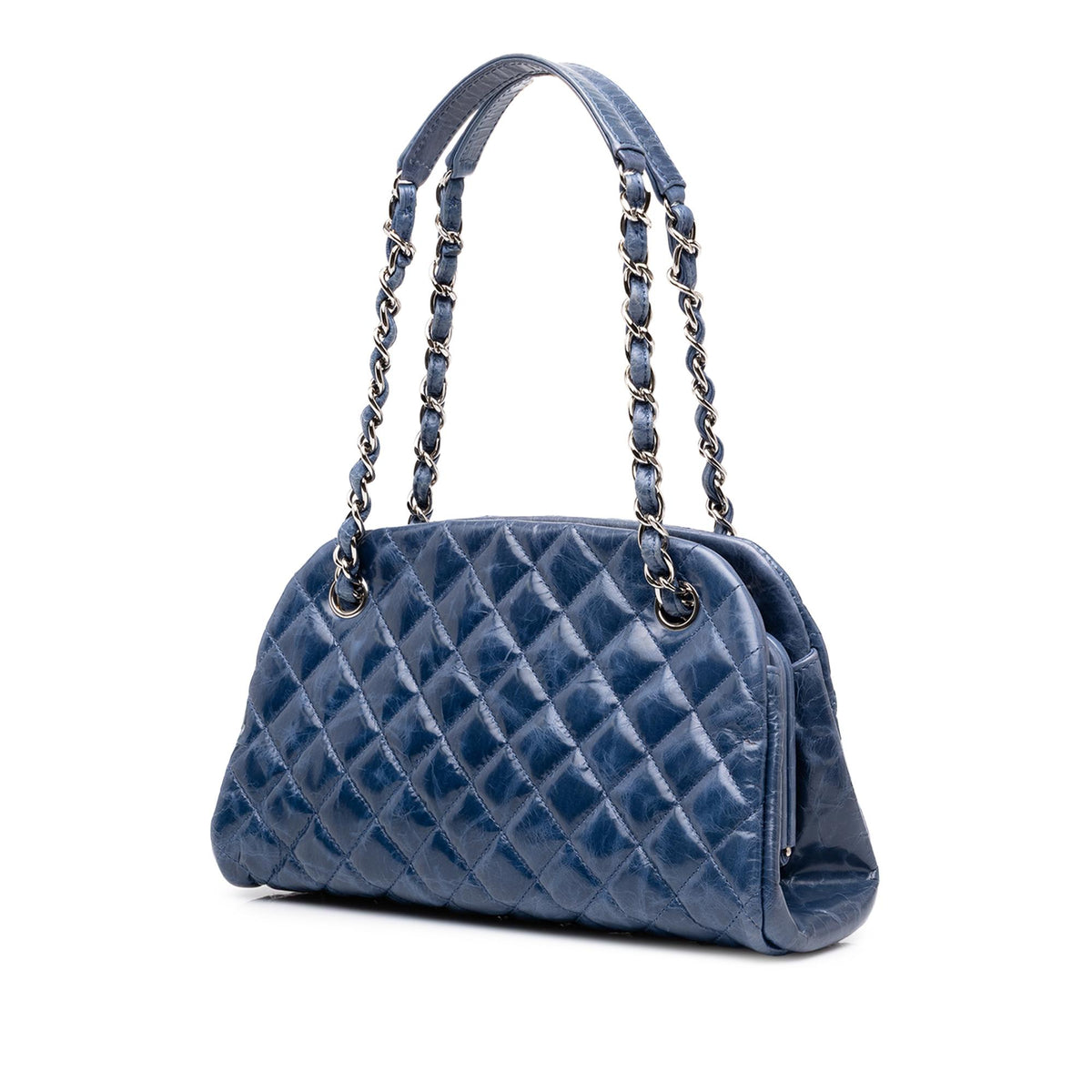 Chanel Small Aged Calfskin Just Mademoiselle Bowling Bag
