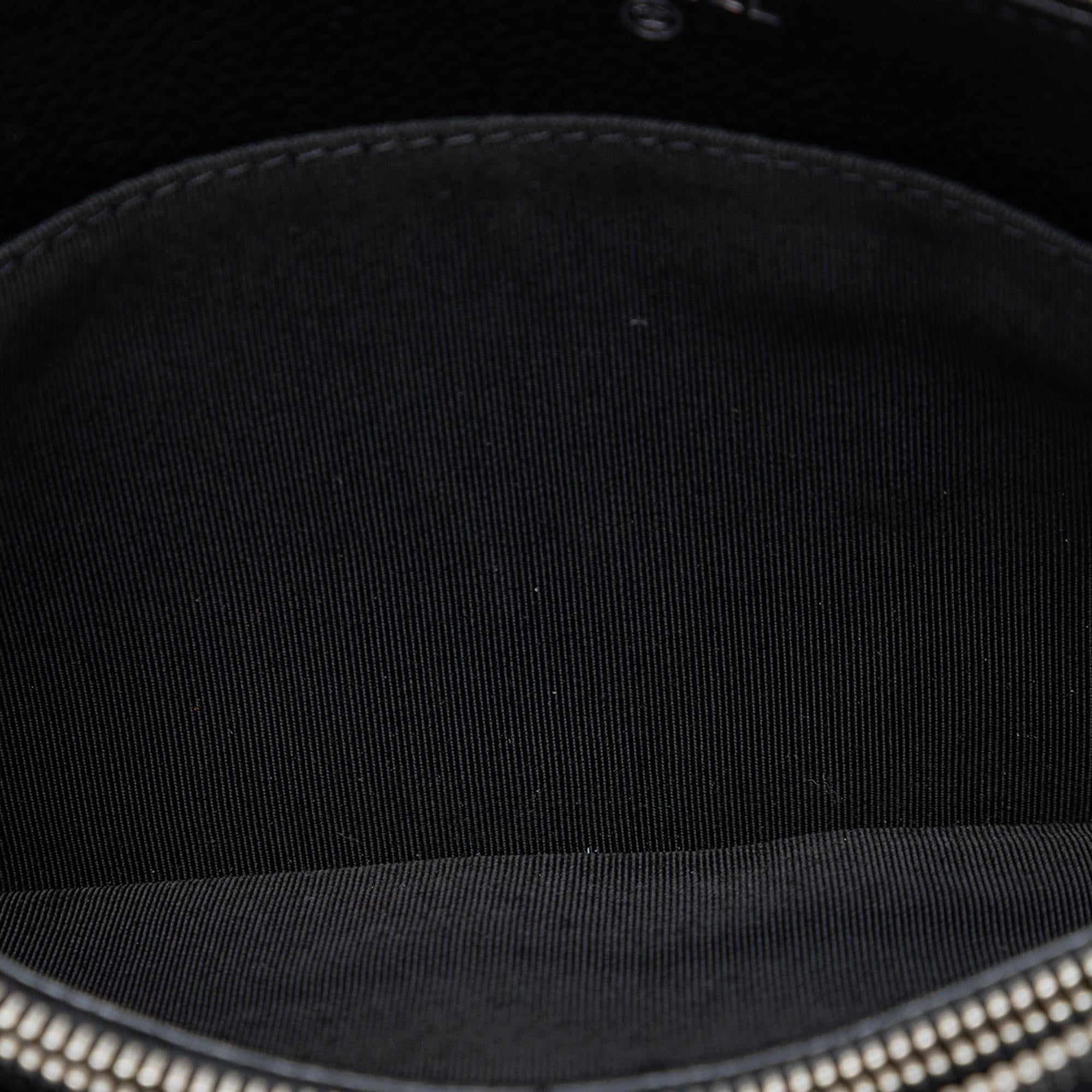 Chanel Small CC Quilted Caviar Zip Pouch
