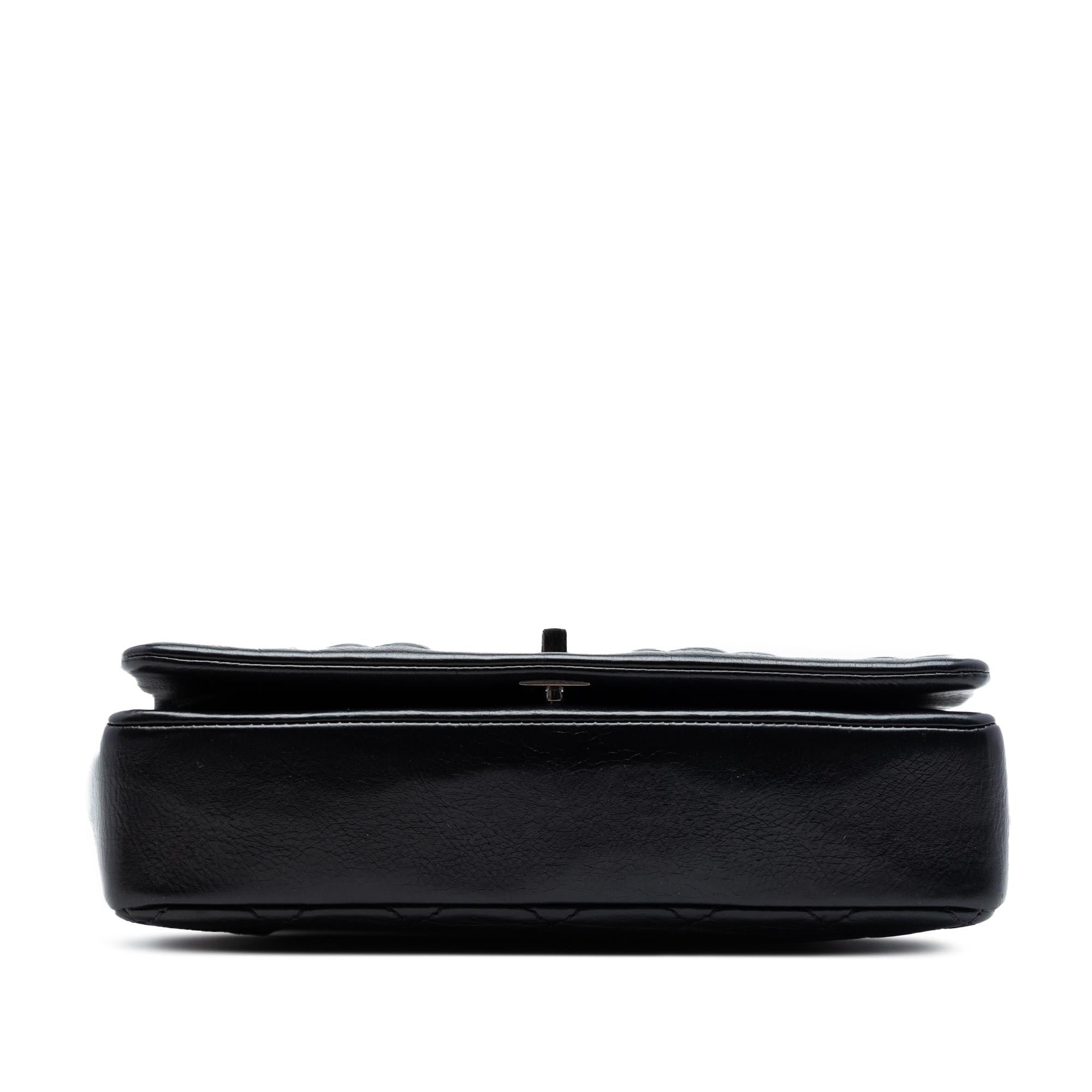 Chanel Small CC Quilted Lambskin Embossed Braid Single Flap