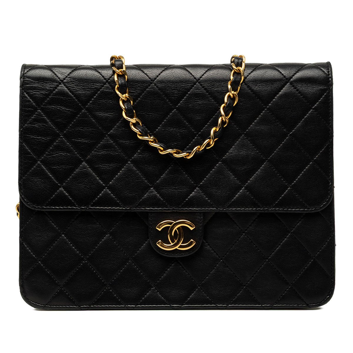 Chanel Small CC Quilted Lambskin Single Flap