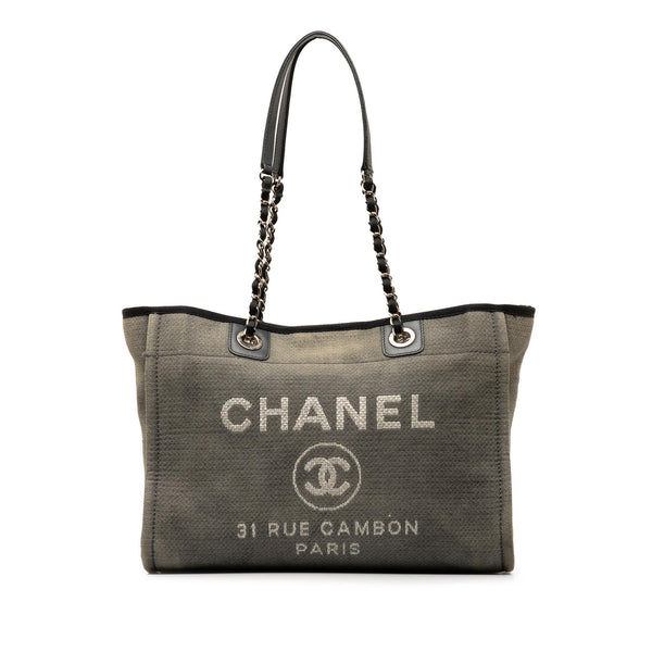 Chanel Small Canvas Deauville Tote (SHG-mmN7Cl)