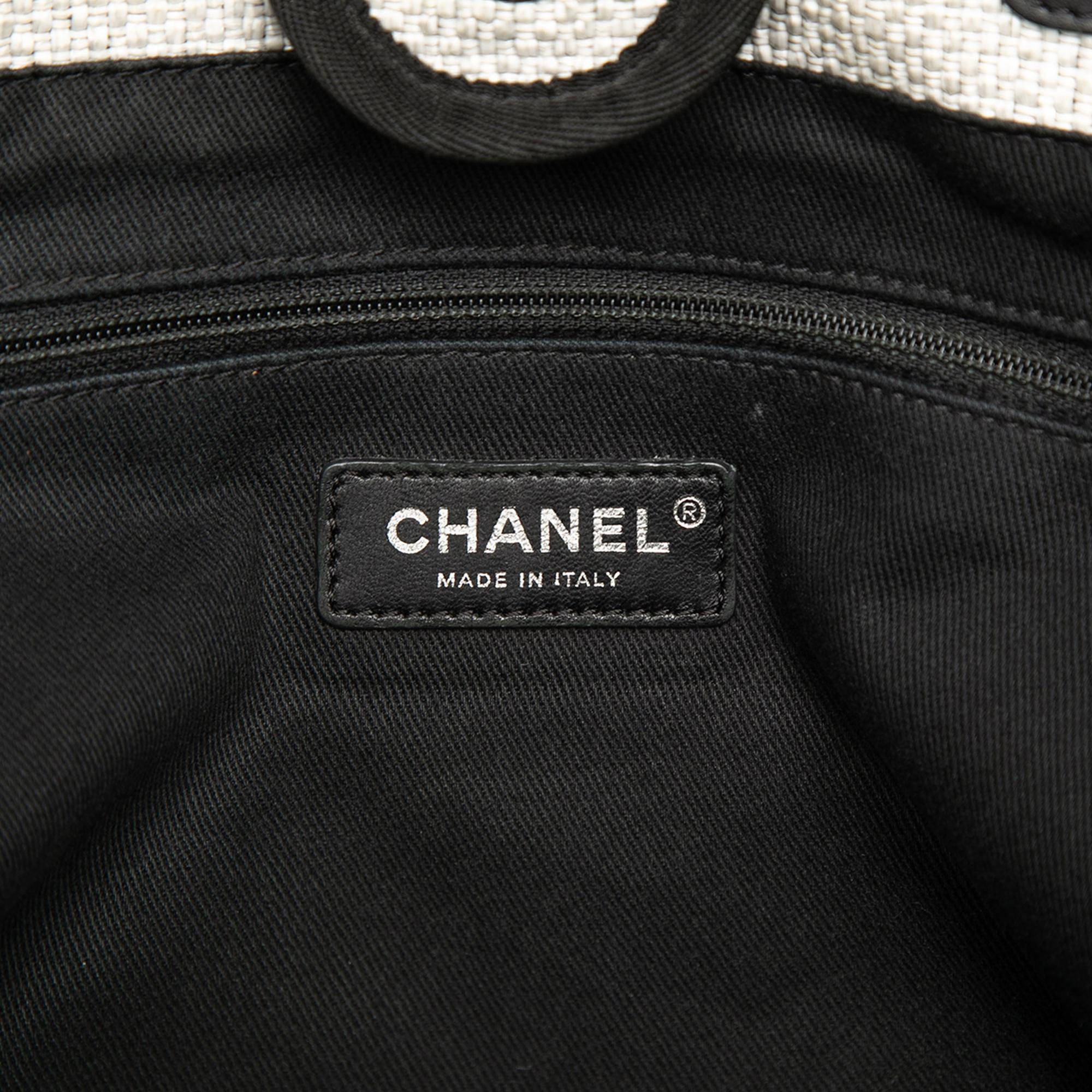 Chanel Small Canvas Deauville Tote