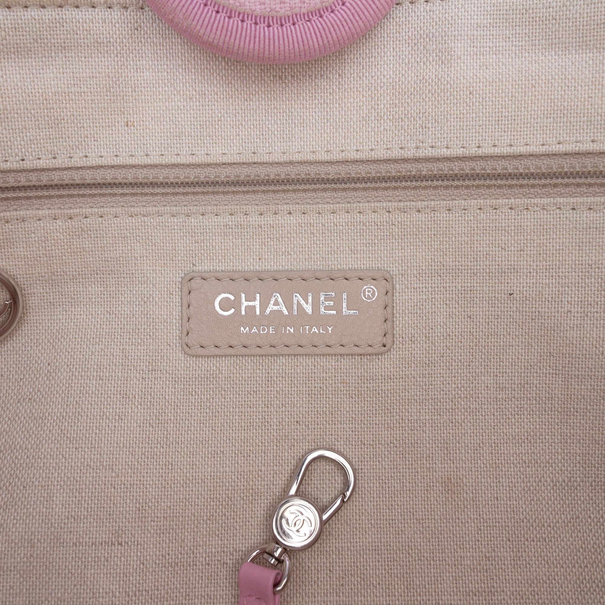 Chanel Small Canvas Deauville Tote