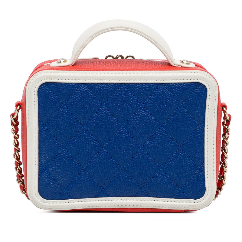 Chanel Small Caviar CC Filigree Vanity Bag (SHG-Drcmdn)