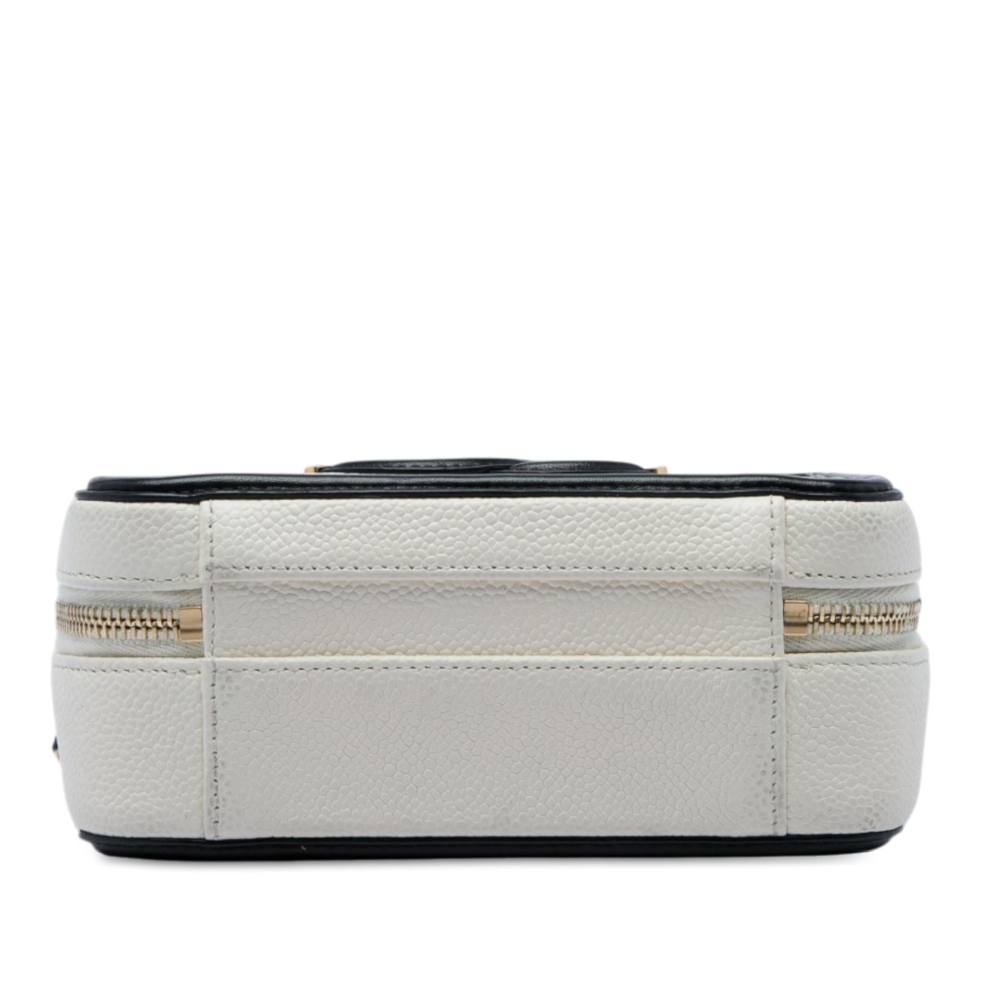 Chanel Small Caviar CC Filigree Vanity Case