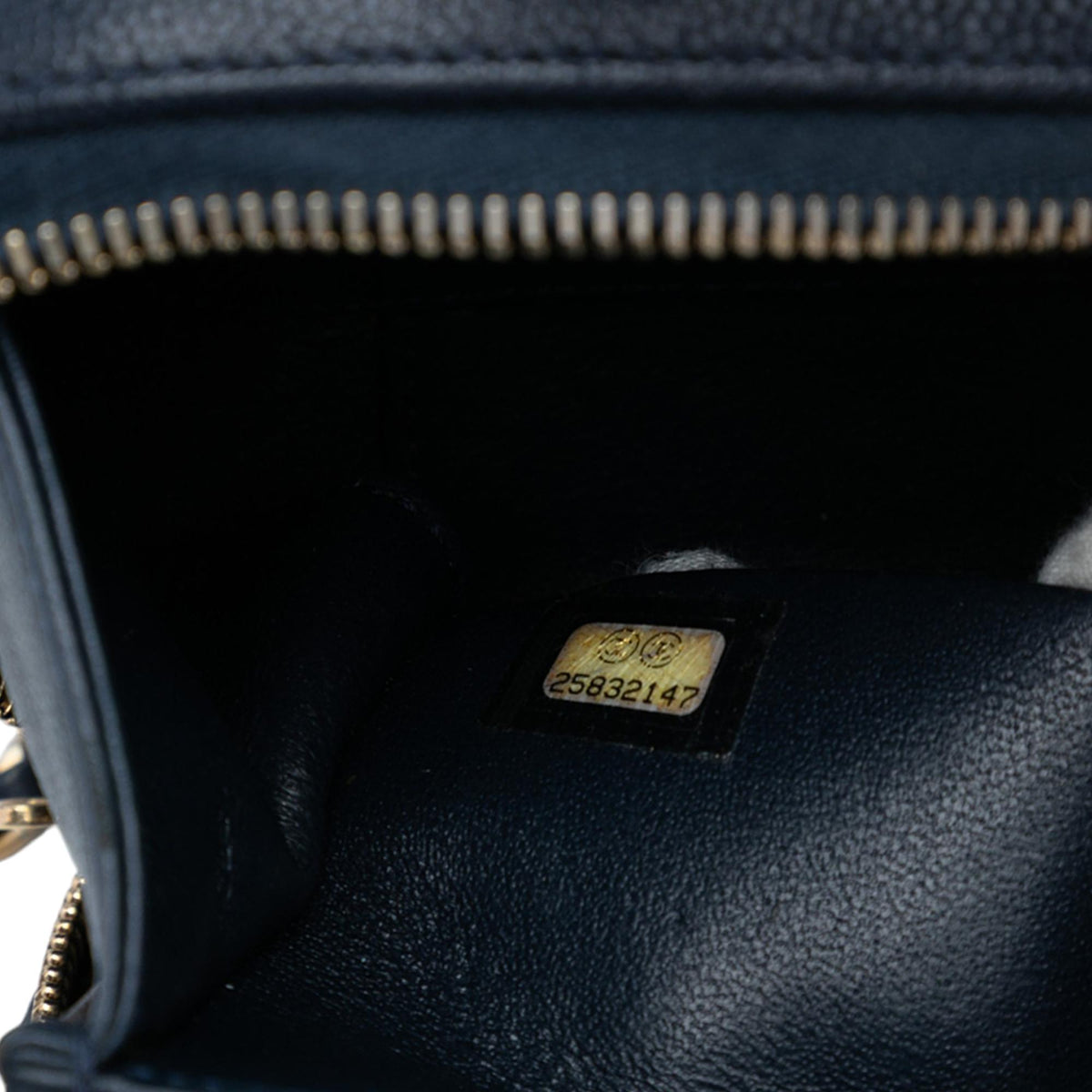 Chanel Small Caviar CC Filigree Vanity Case