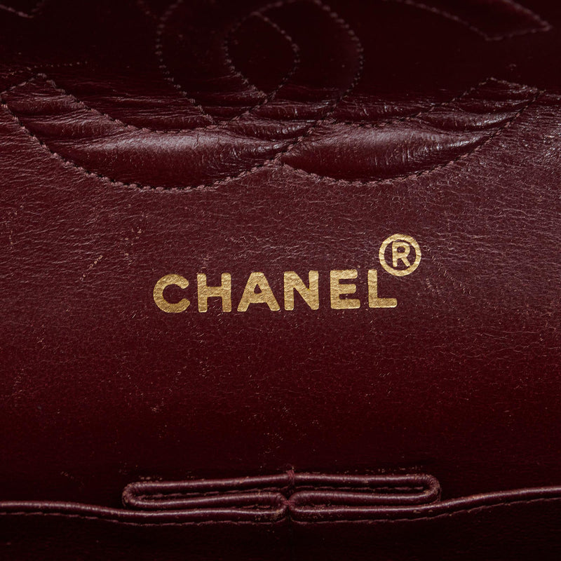 Chanel Small Chevron Lambskin Double Flap (SHG-Te8Mdu)
