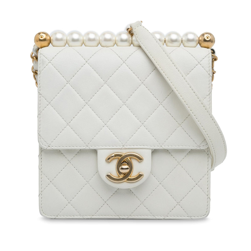Chanel Small Chic Pearls Flap Bag (SHG-Uc61Ld)