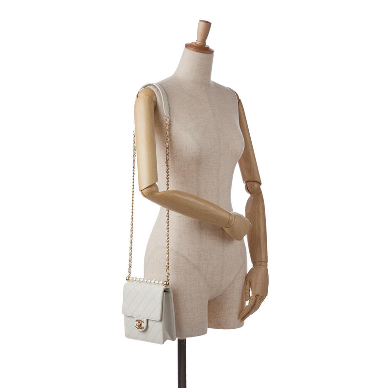 Chanel Small Chic Pearls Flap Bag (SHG-Uc61Ld)
