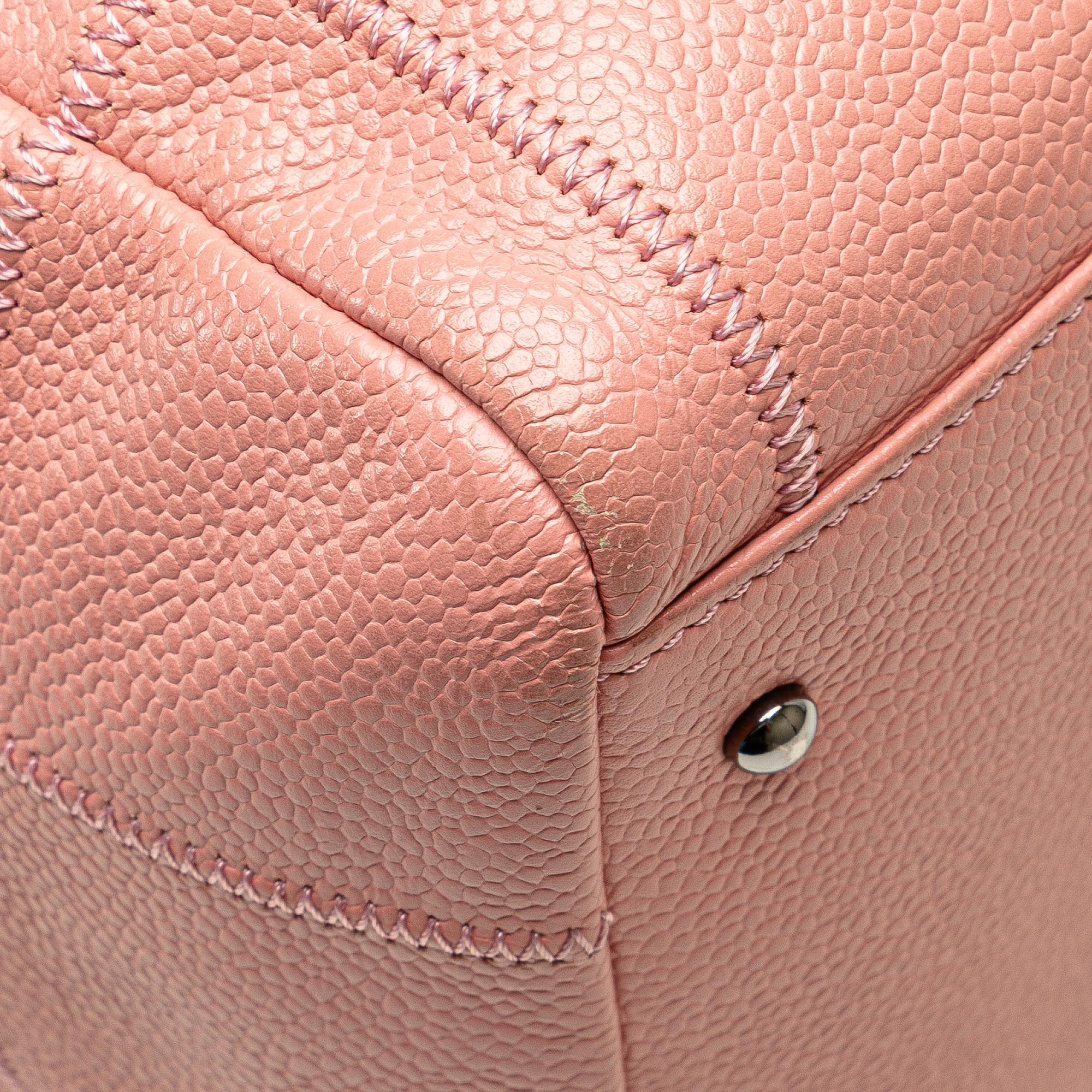 Chanel Small Choco Bar Caviar Shoulder Bag