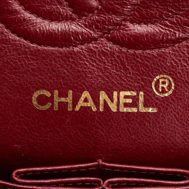 Chanel Small Classic Lambskin Double Flap (SHG-6NqfQJ)