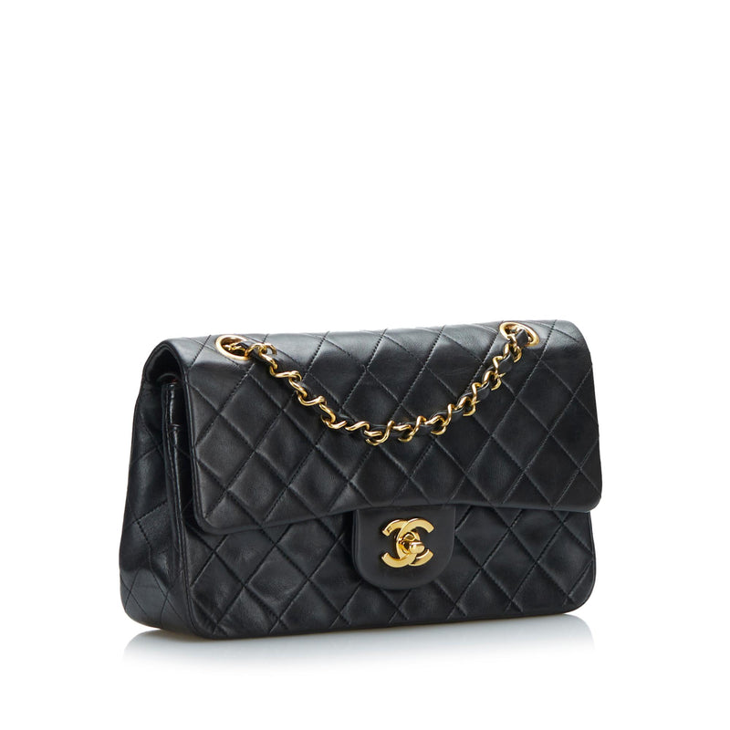 Chanel Small Classic Lambskin Double Flap (SHG-6NqfQJ) – LuxeDH