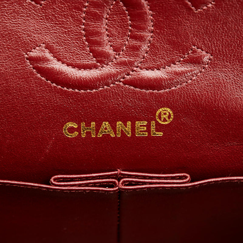 Chanel Small Classic Lambskin Double Flap (SHG-Bfeqyq)
